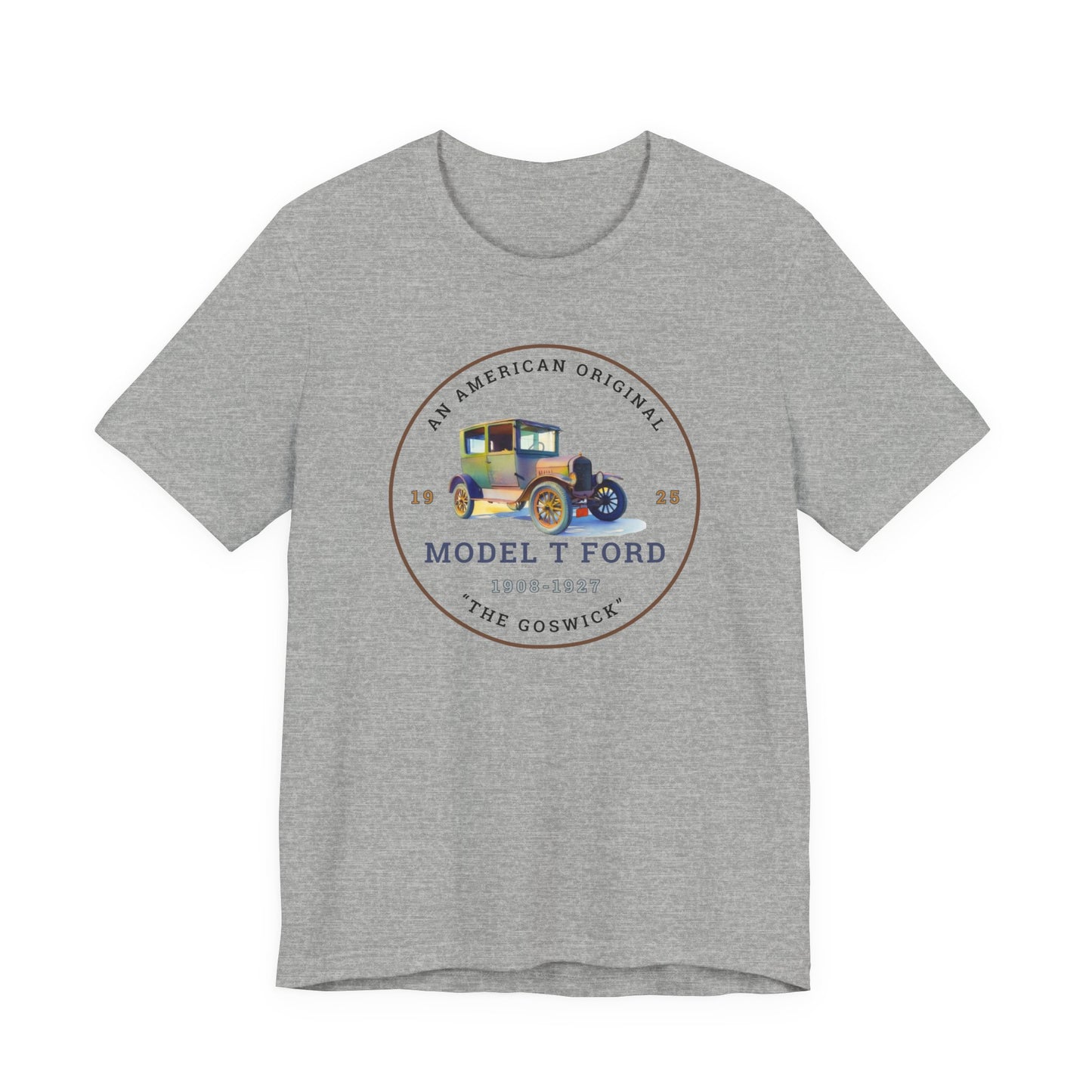 1925 Model T Ford Tudor Tee — Classic Antique Car Graphic Shirt
