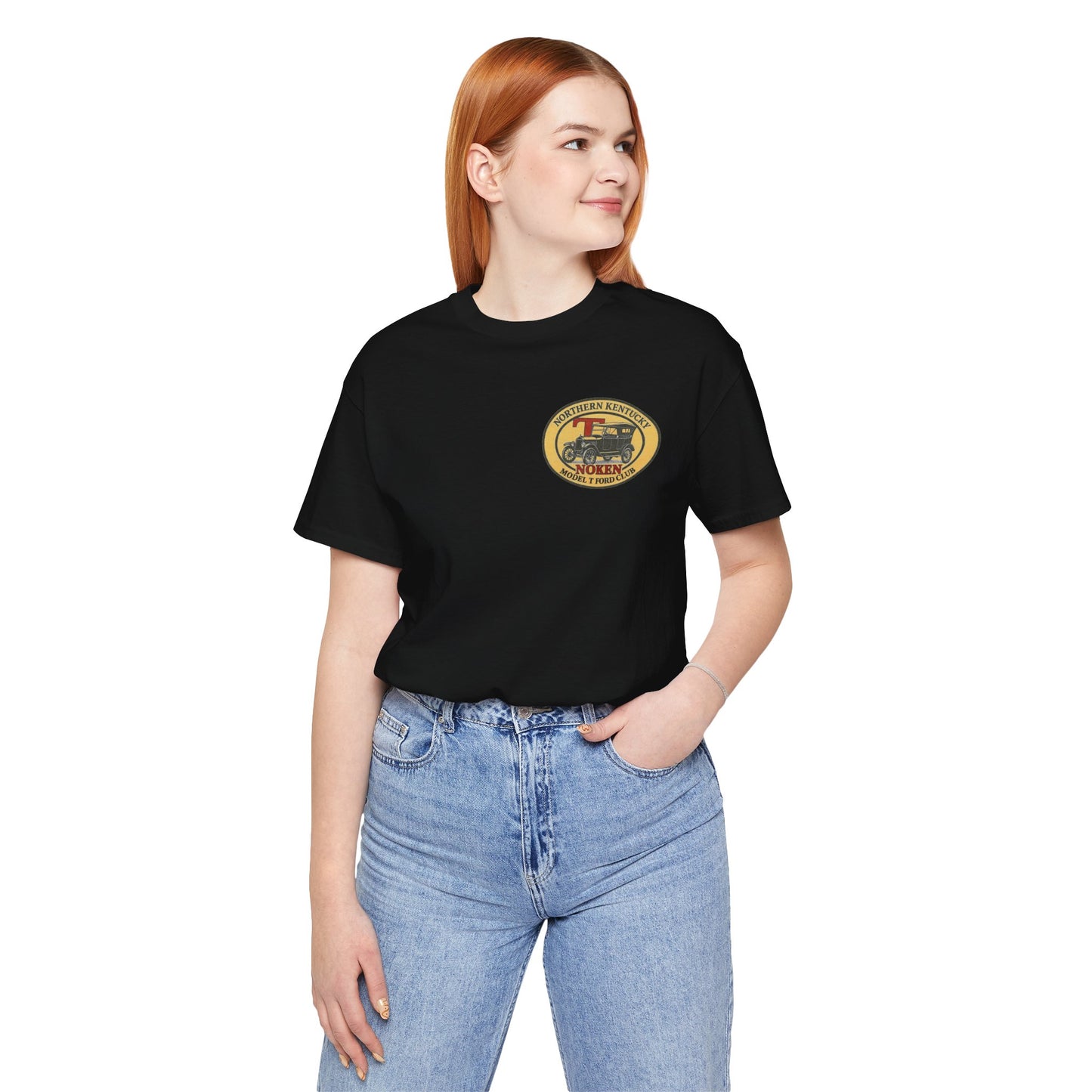 Northern Kentucky NOKEN Vintage Car T-Shirt — Front and Back Logos