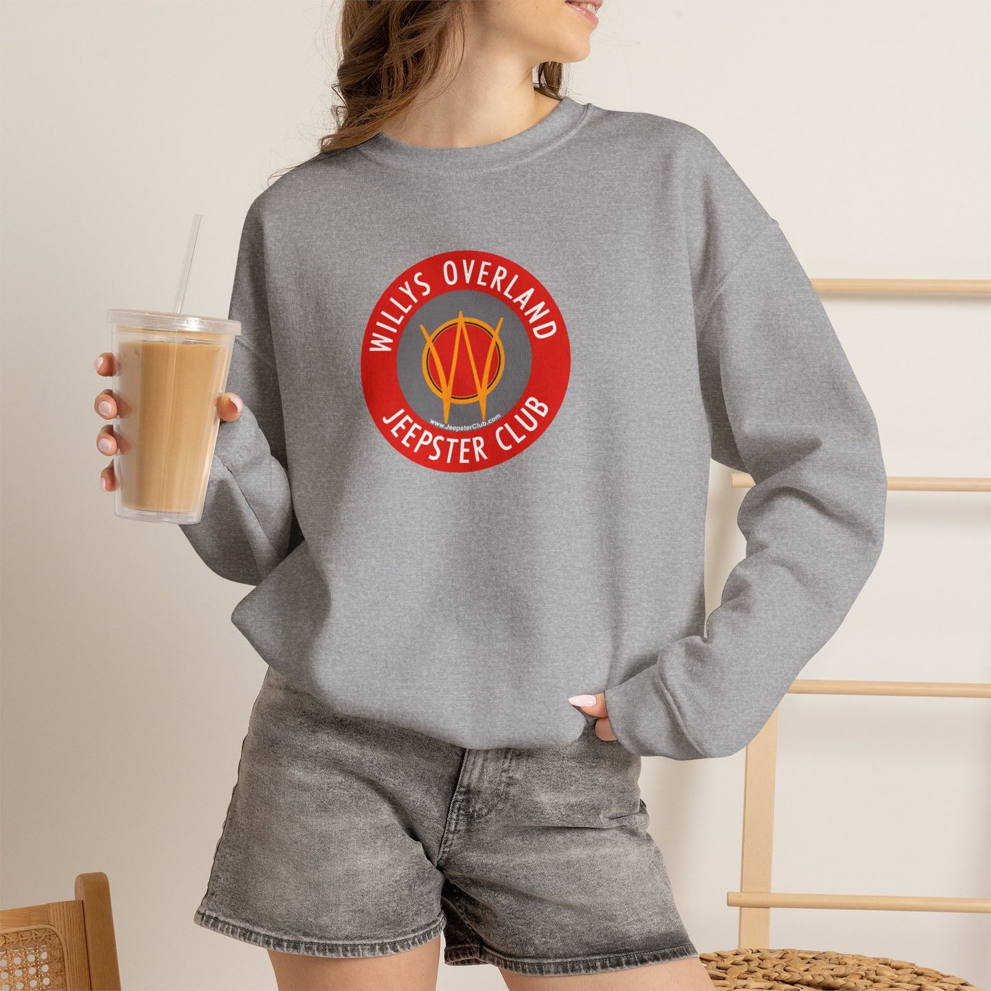Willys Overland Jeepster Club Sweatshirt - Unisex Heavy Blend™ Crewneck Sweatshirt