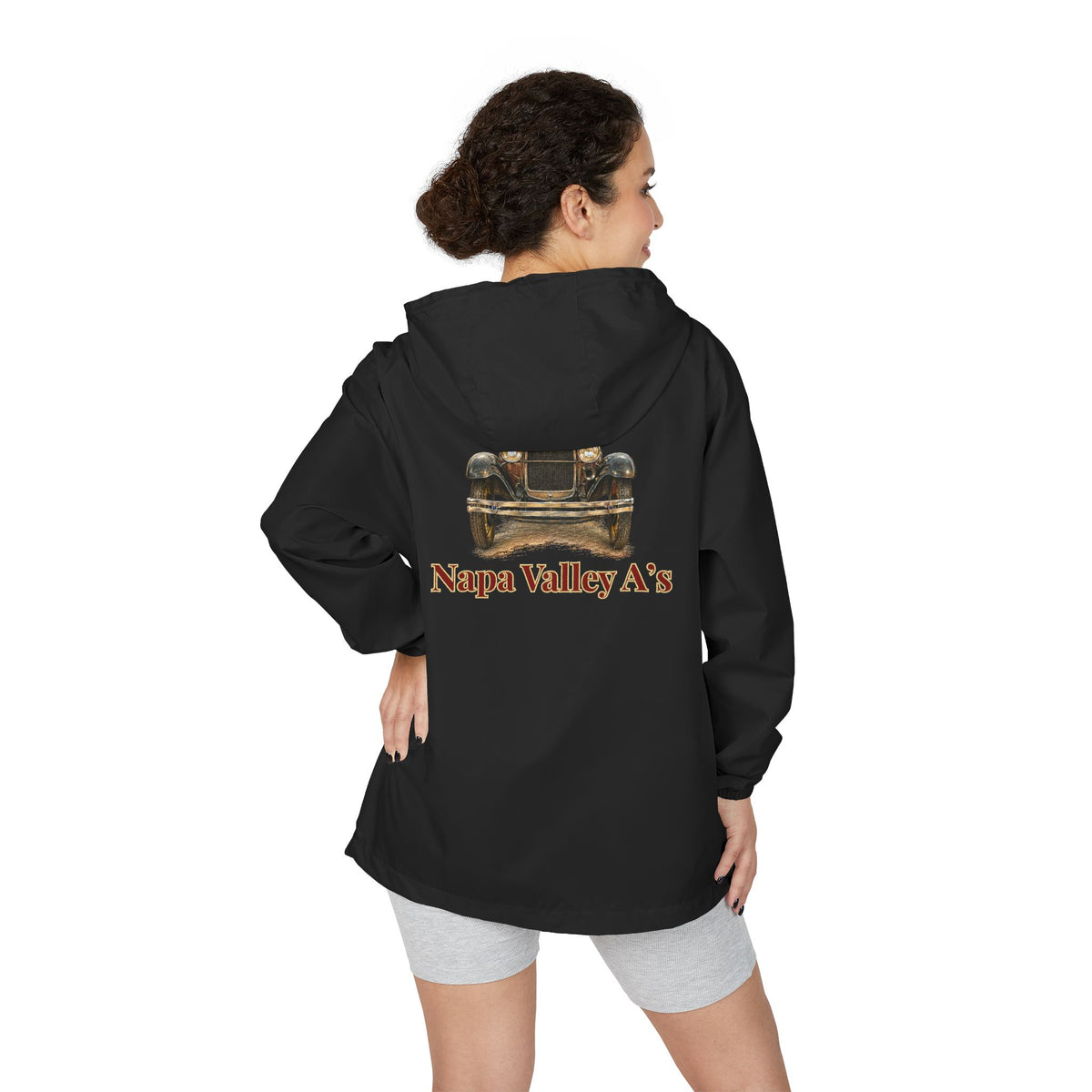 Napa Valley A's Windbreaker Jacket - Front and Back Logos