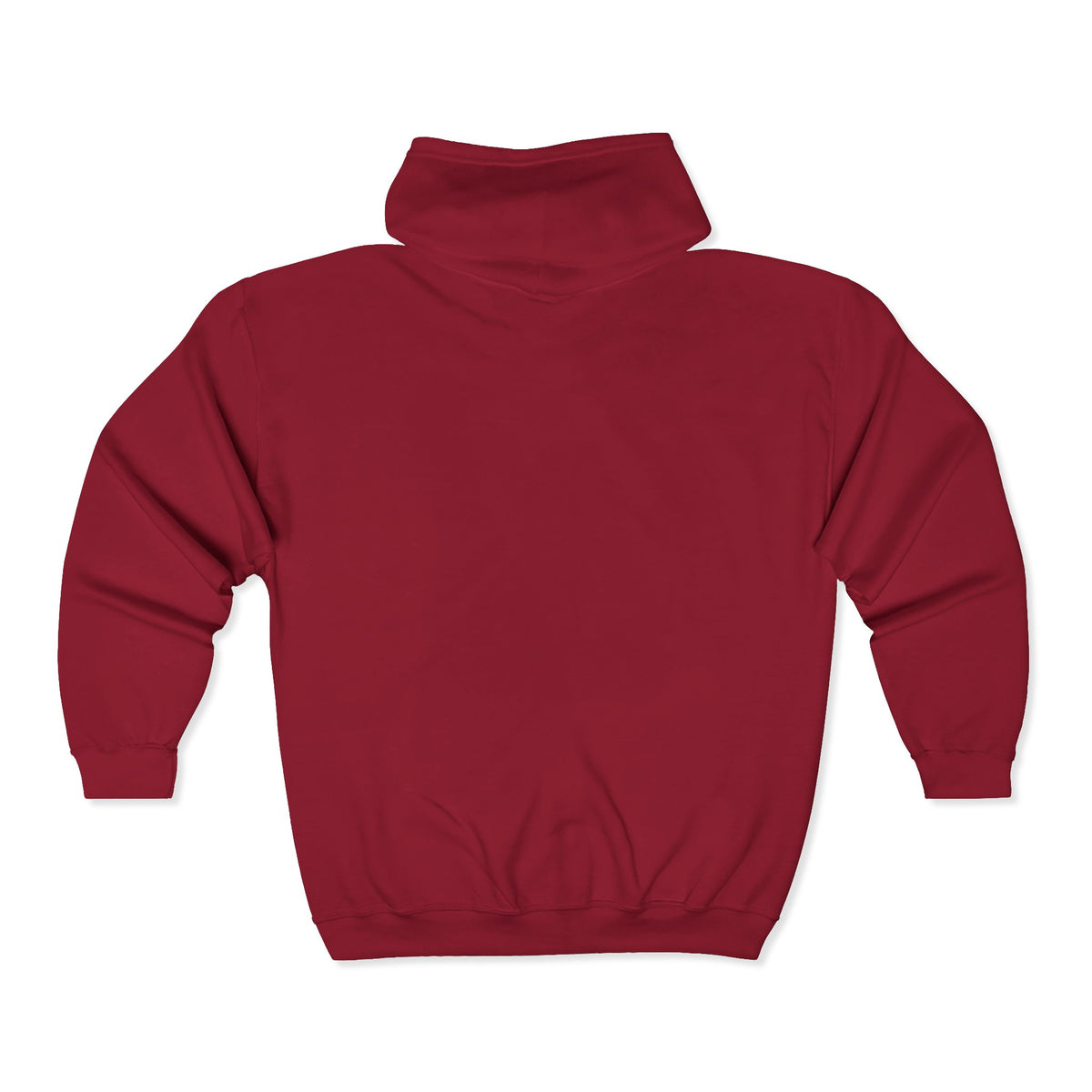 Nickel Era Touring Registry Hoodie with Embroidered Script Chest Text — Unisex Heavy Blend™ Full Zip Hooded Sweatshirt