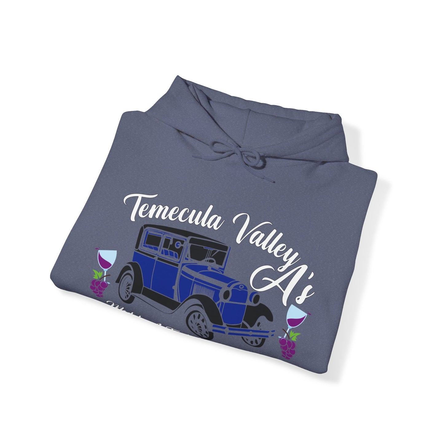 Temecula Valley A's (front print) Unisex Heavy Blend™ Hooded Sweatshirt