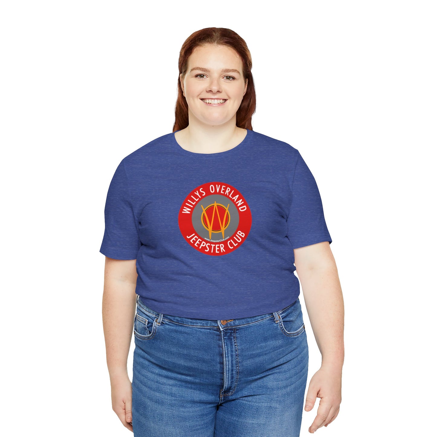Willys Overland Jeepster Club Graphic Tee - Unisex Jersey Short Sleeve Tee