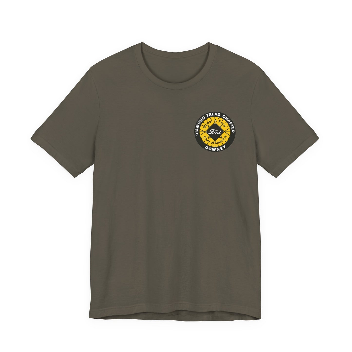 Diamond Tread Chapter Downey T‑Shirt - Small Front Logo Only