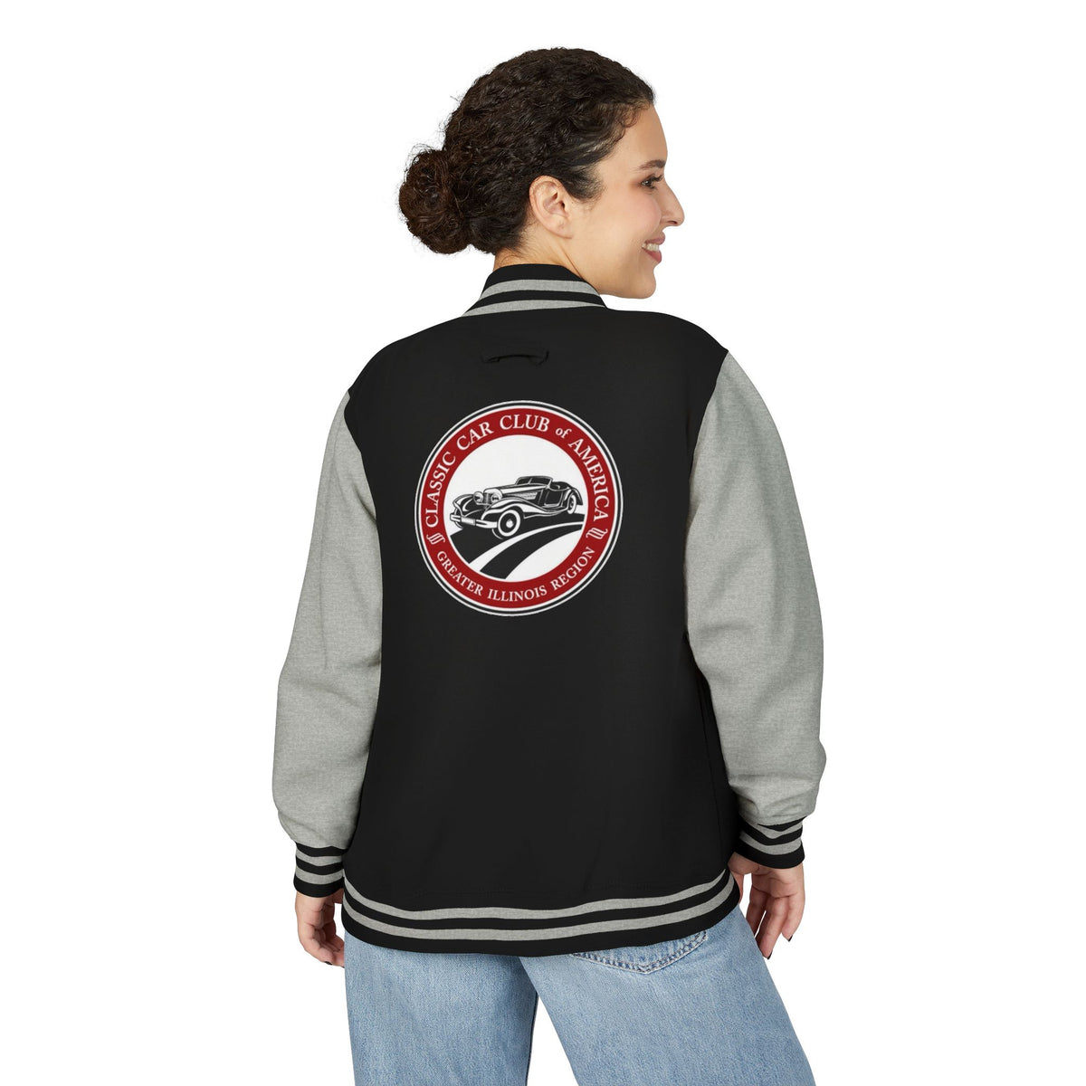Classic Car Club of America Greater Illinois Region Letterman Jacket - Front and Back Logos