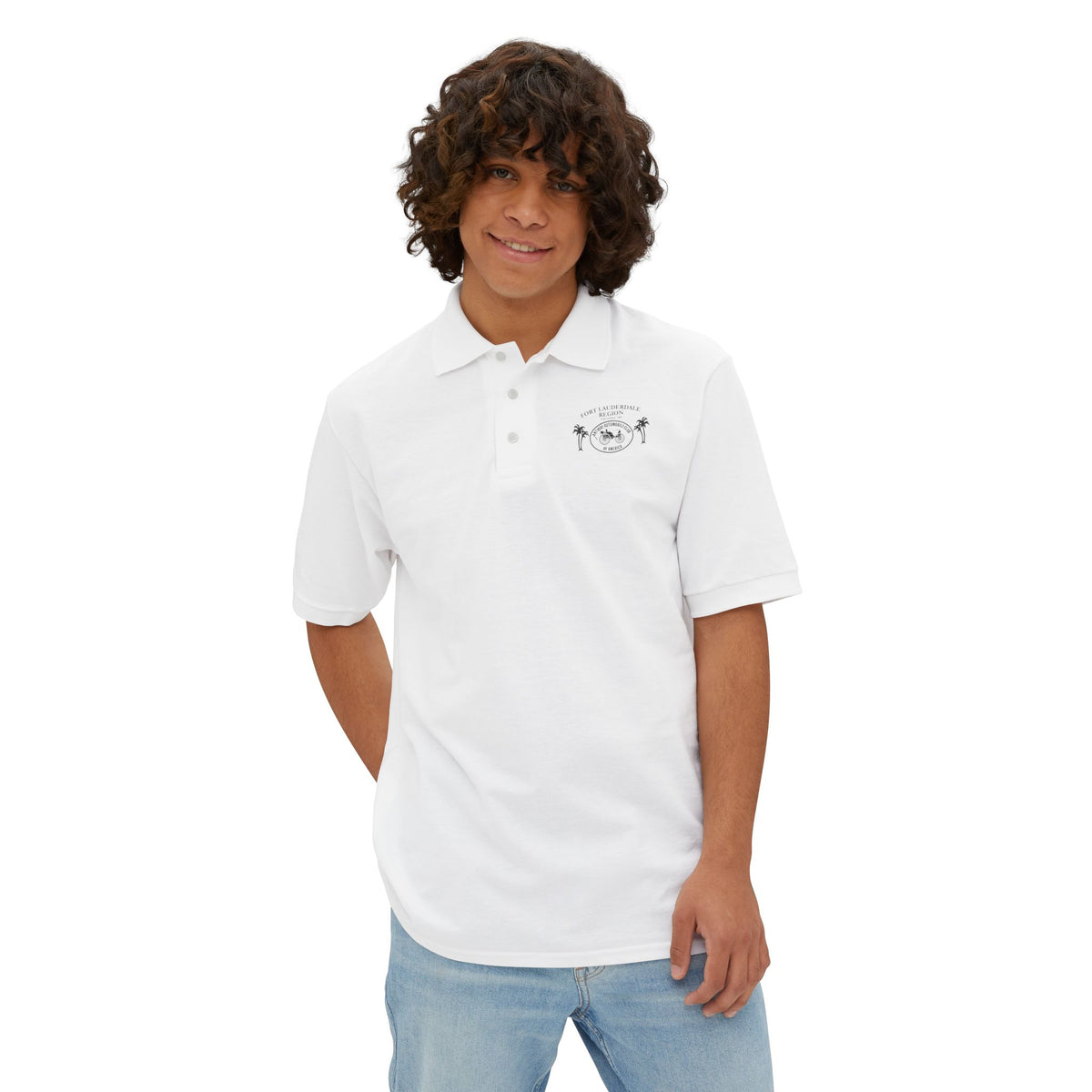 Fort Lauderdale Region AACA Men's Cotton Polo Shirt