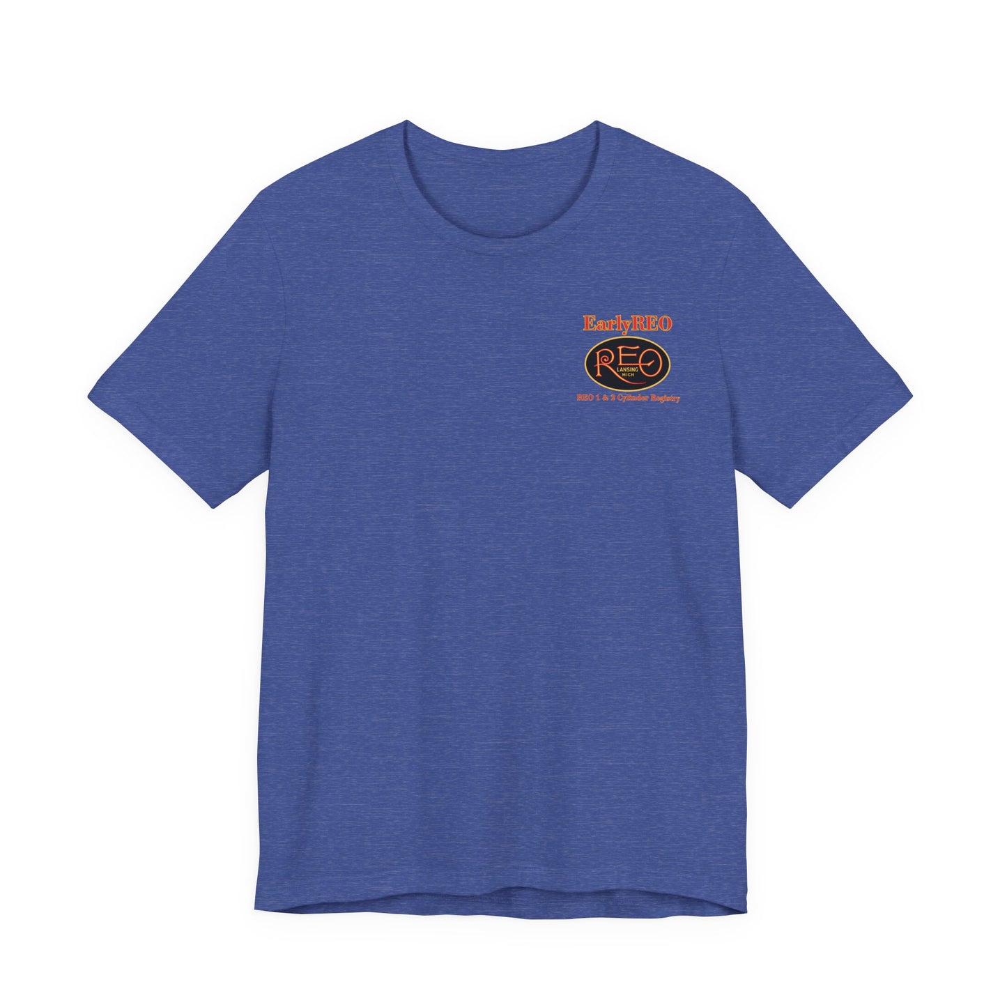 REO Lansing Michigan Mountain Climbers Tee — Unisex Soft Short Sleeve Tee