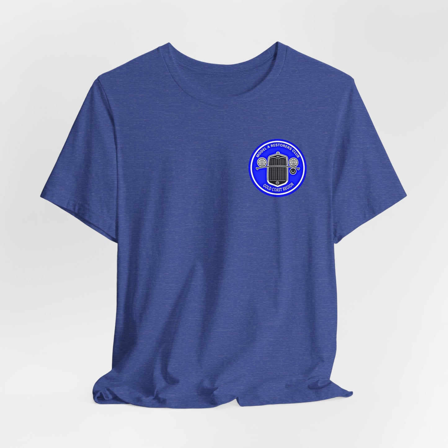 Gold Coast Region Model A Restorers Club T-Shirt (small logo)