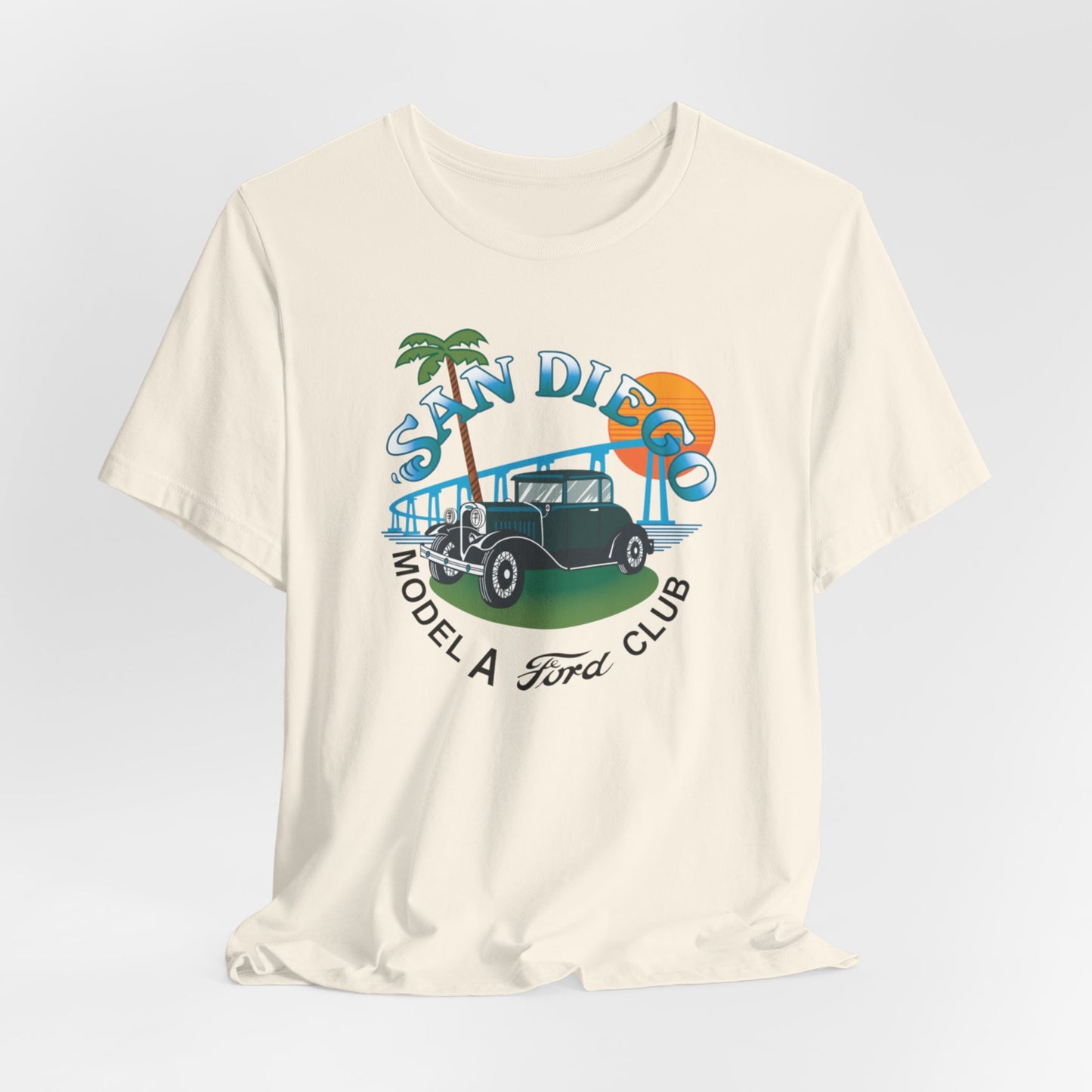 San Diego Model A Ford Club Vintage Car Tee