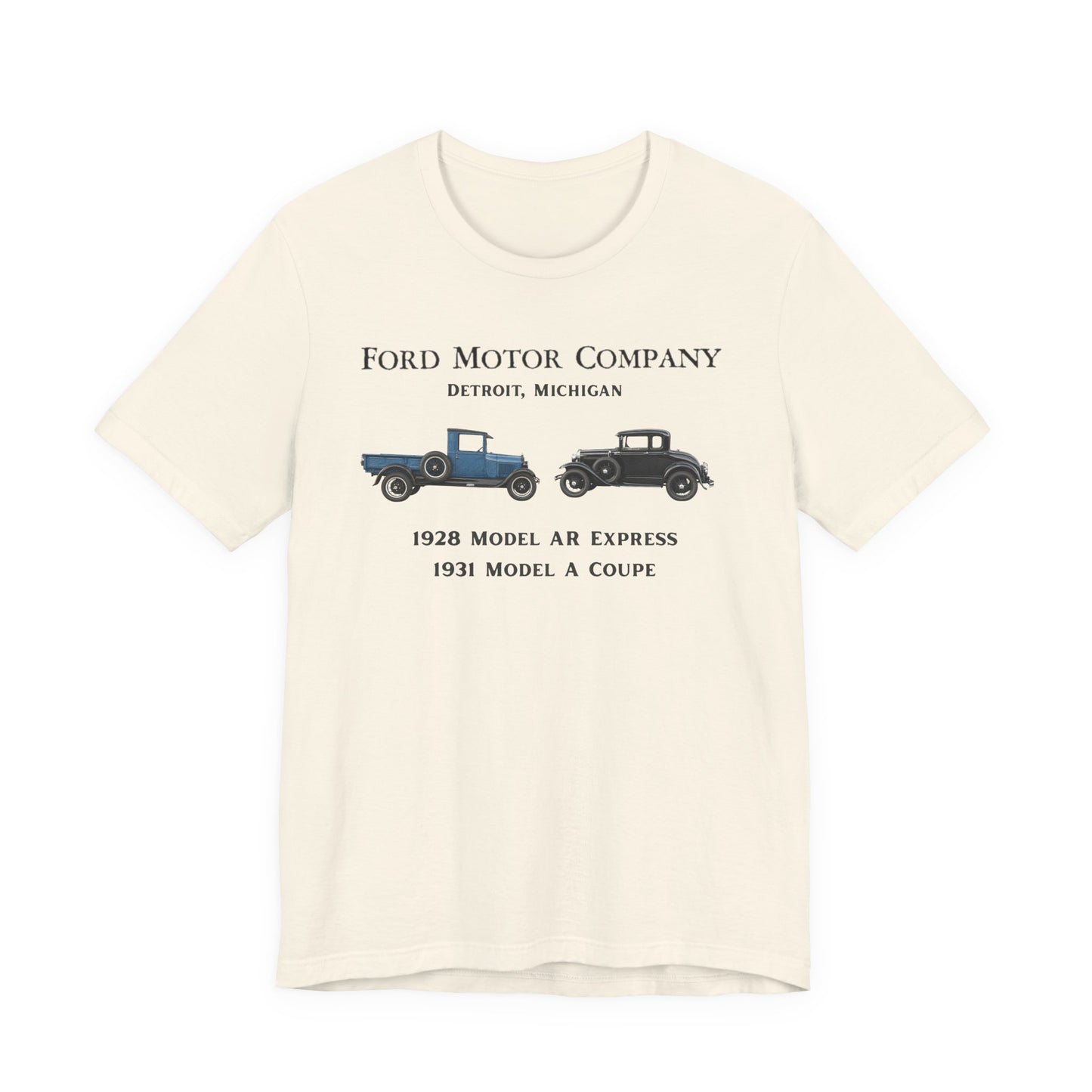 1928 Model AR & 1931 Coupe Classic Car T-Shirt (RBS)