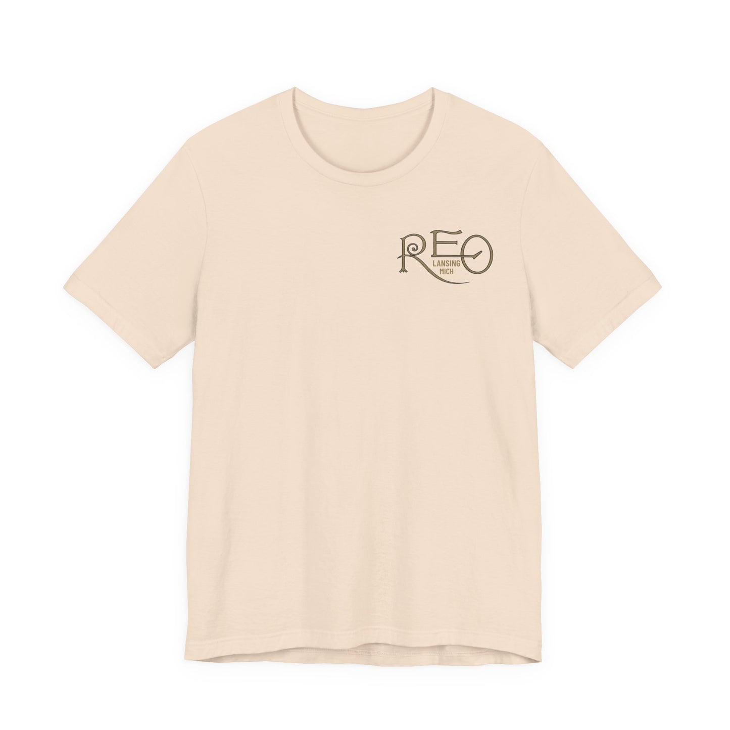 REO Motor Car Co. Vintage Car T-Shirt - Front and Back Images