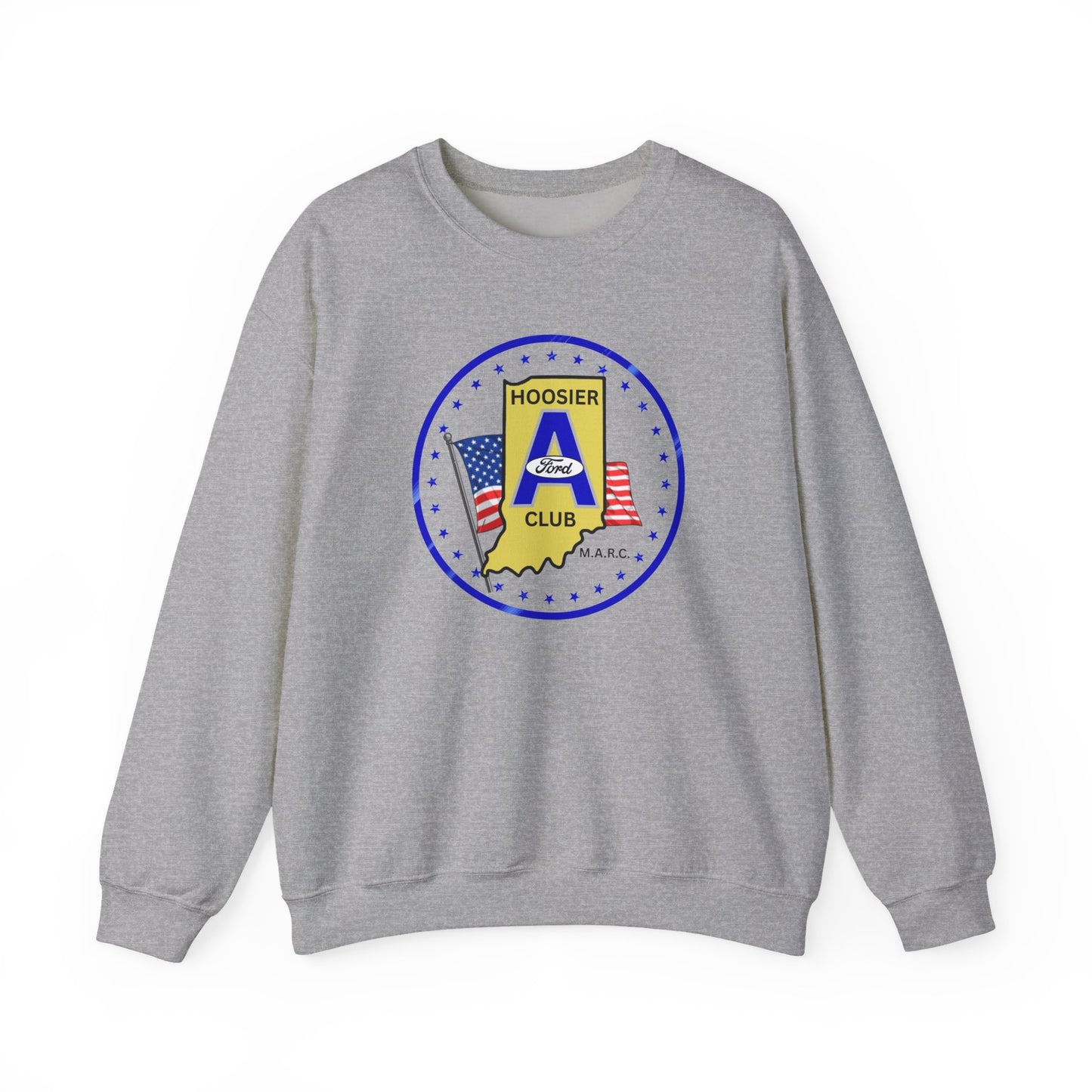 Hoosier A Ford Club Crewneck Sweatshirt — Indiana Pride Vintage Seal