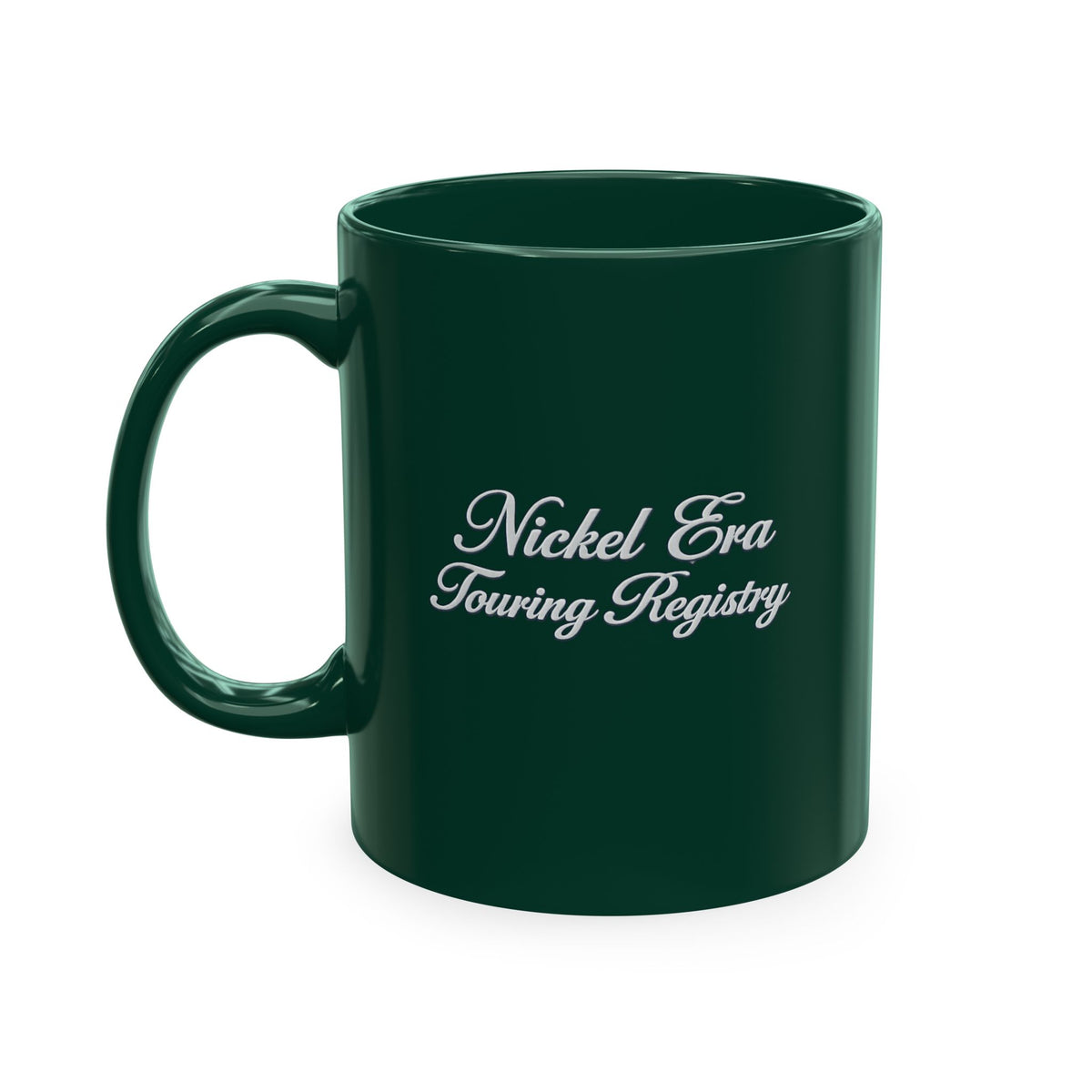 Nickel Era Touring Registry - Vintage Script Coffee Cup