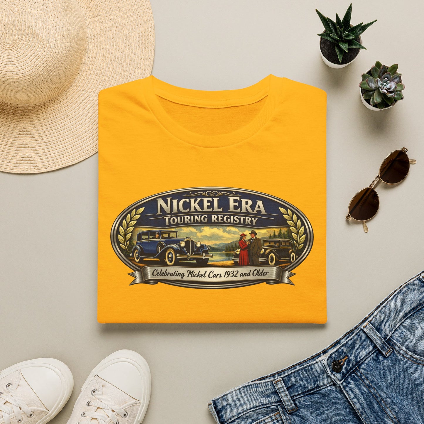 Nickel Era Touring Registry Tee — Celebrating Model Cars 1932 and Older