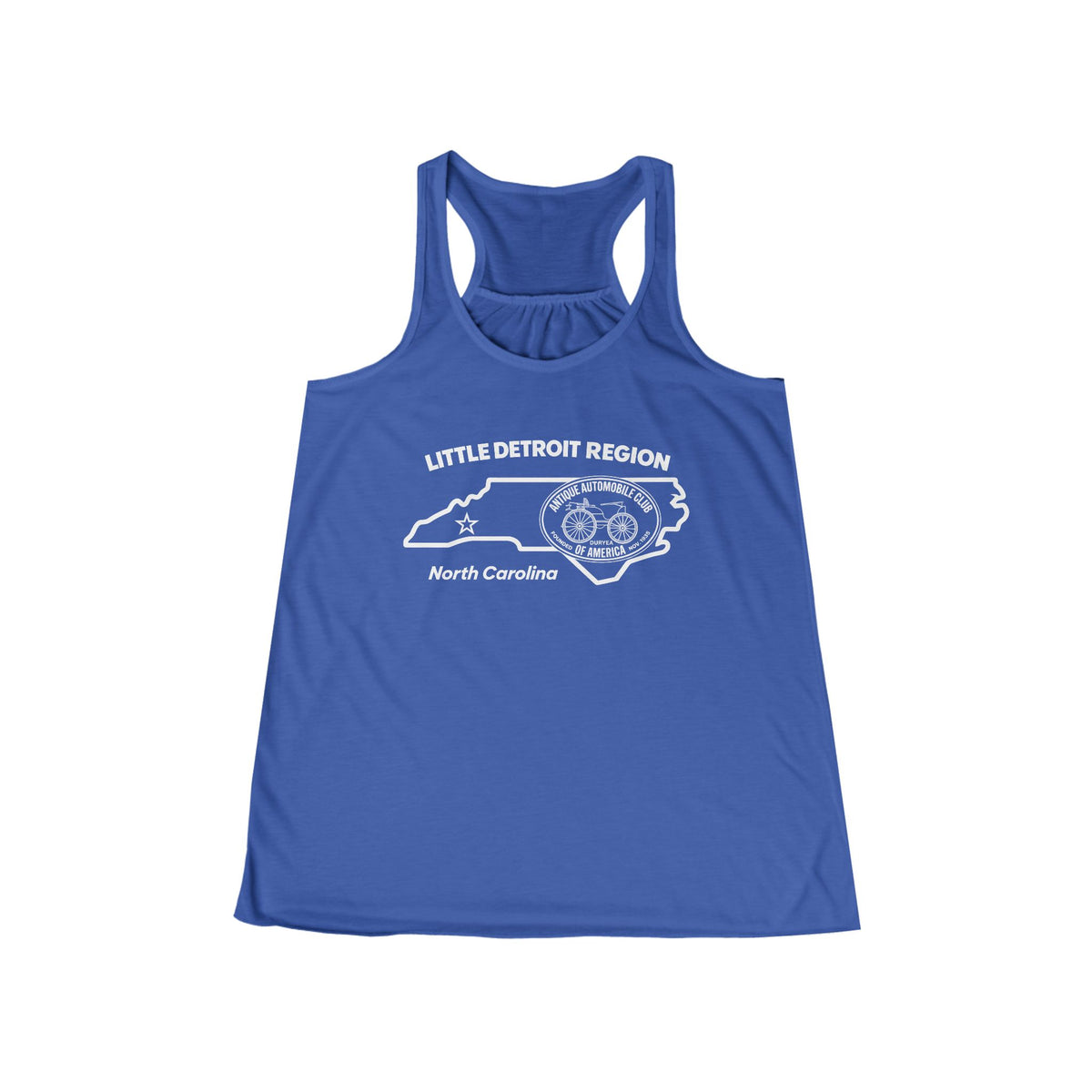 Little Detroit Region AACA Tank Top — Women's Racerback Summer Tee