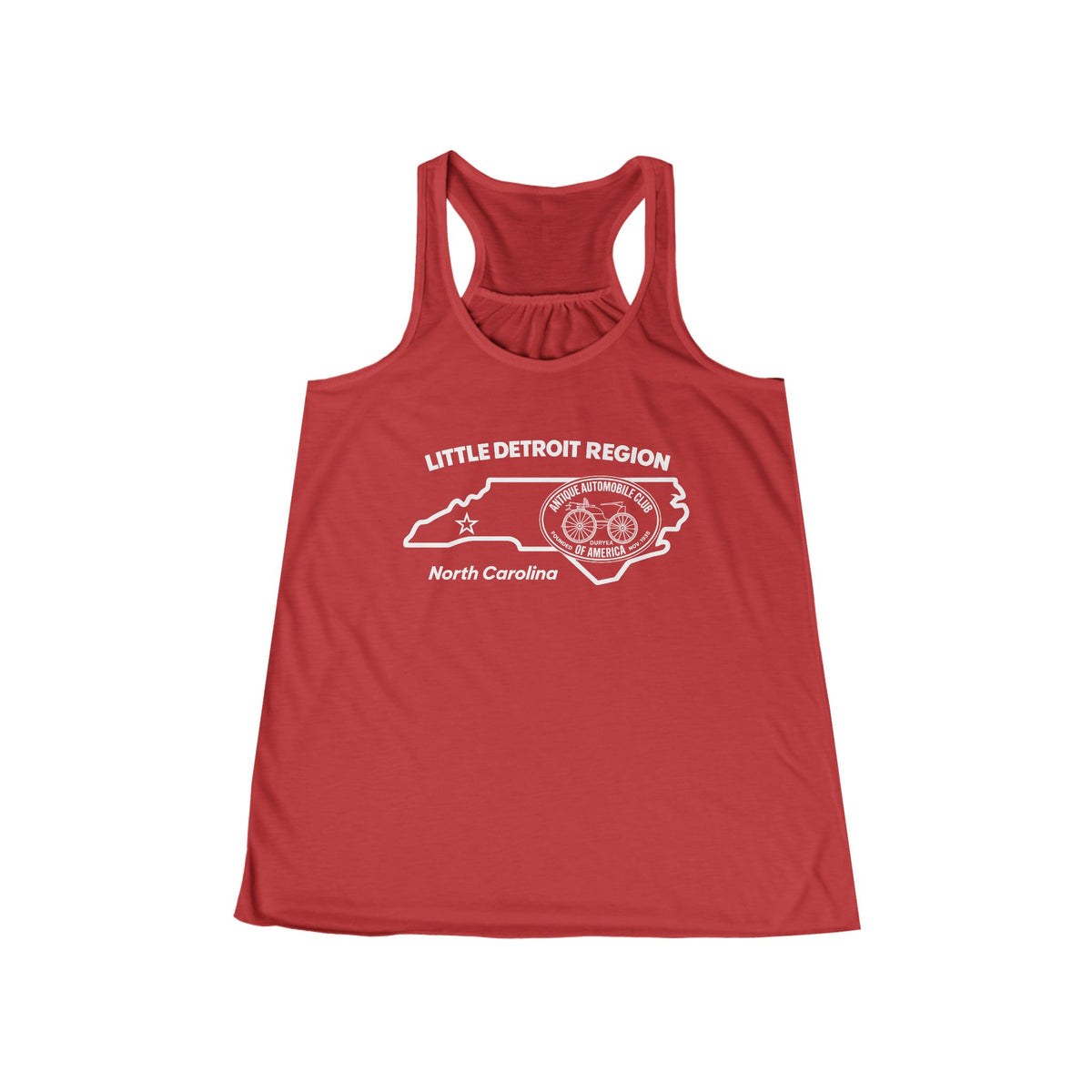 Little Detroit Region AACA Tank Top — Women's Racerback Summer Tee