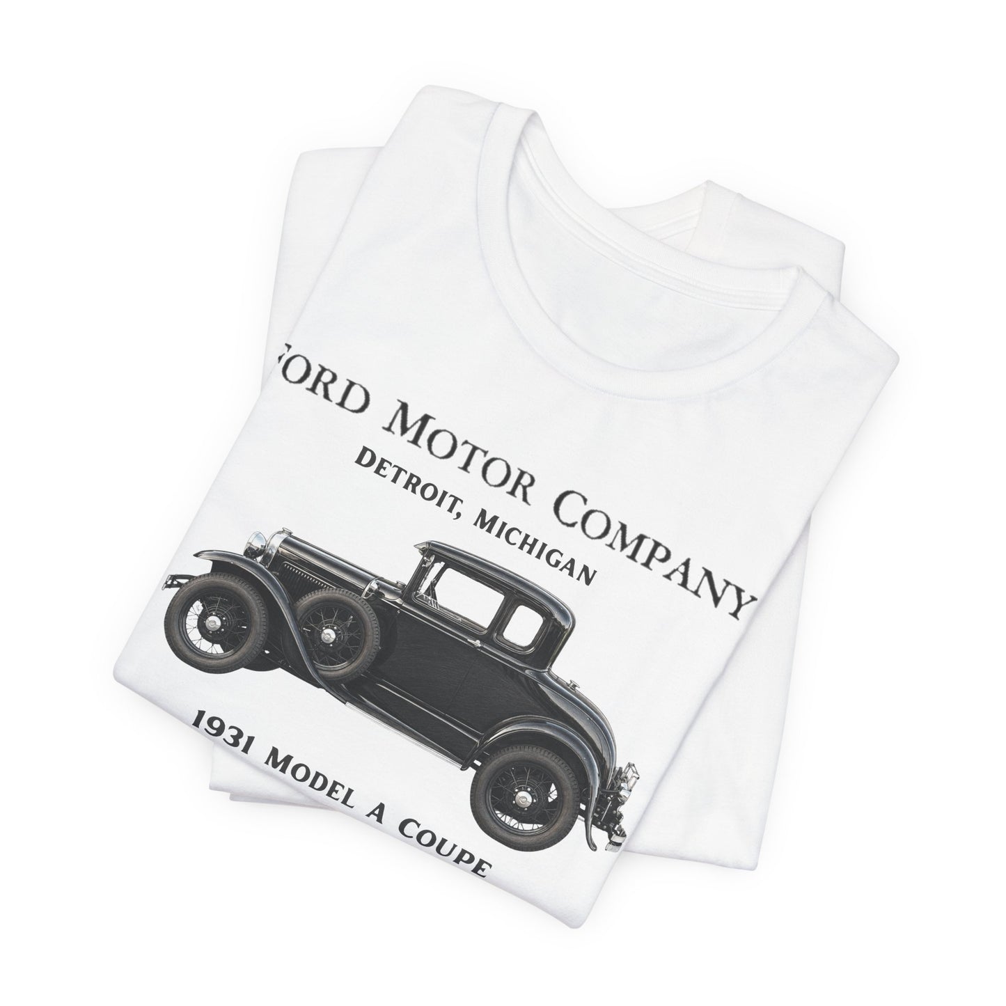 1931 Ford Model A Coupe (RBS) - Unisex Jersey Short Sleeve Tee (RBS)
