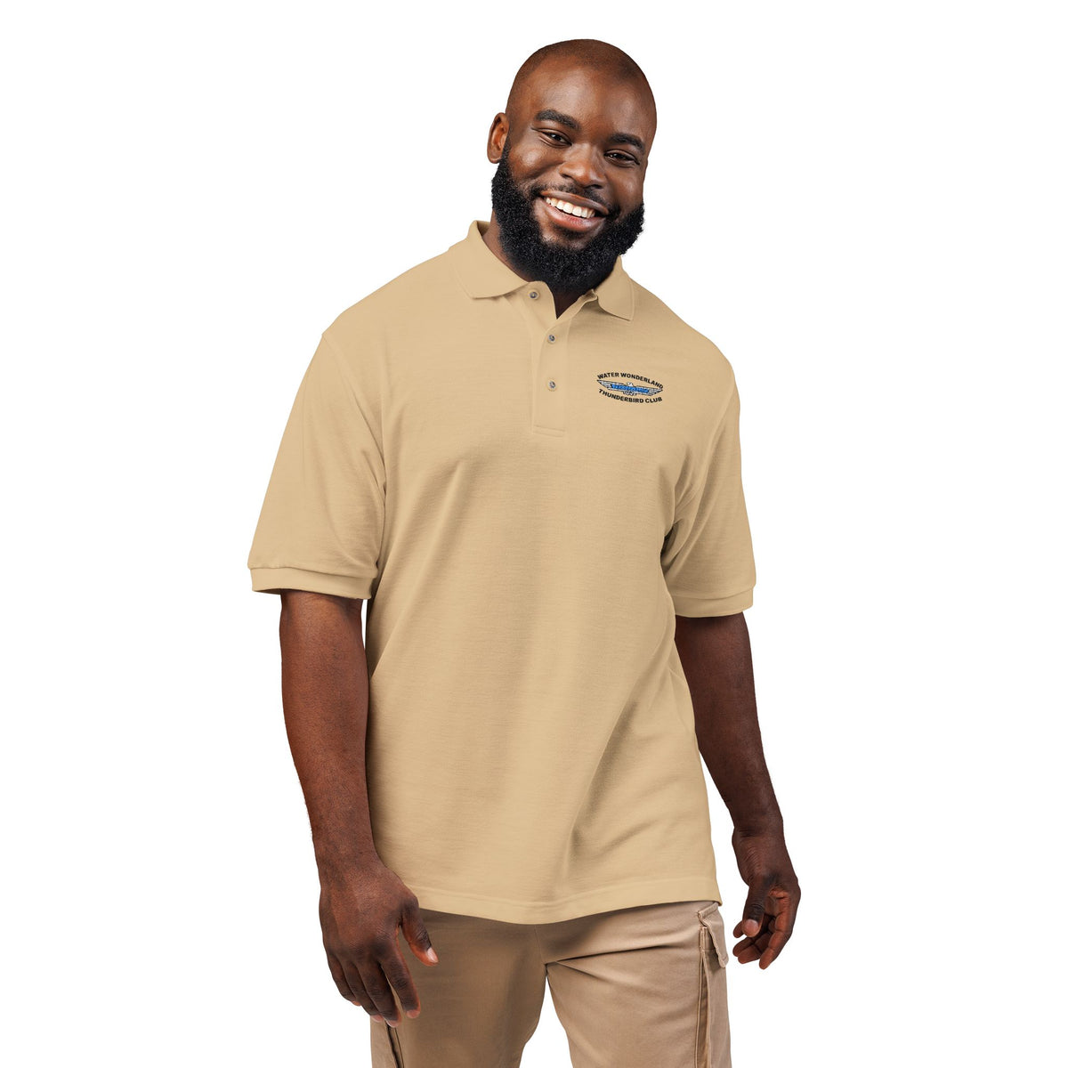 Water Wonderland Thunderbird Club Embroidered Unisex Polo Shirt