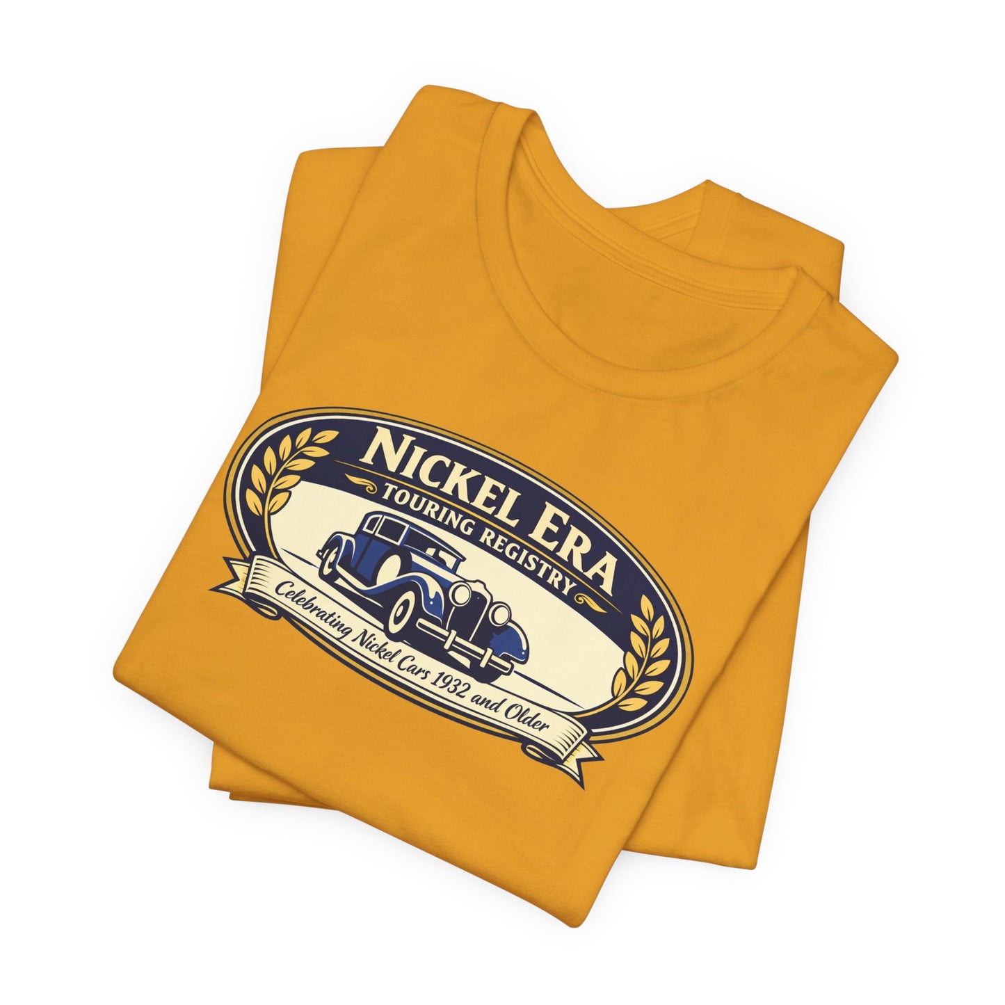 Nickel Era Touring Registry Tee — Vintage Classic Car T‑Shirt