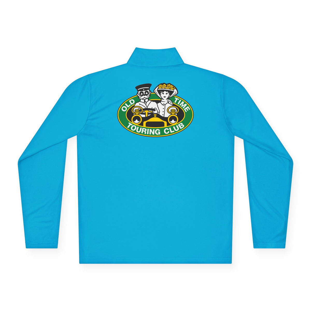 Old Time Touring Club of Pennsylvania Quarter-Zip Pullover - Front and Back Logos