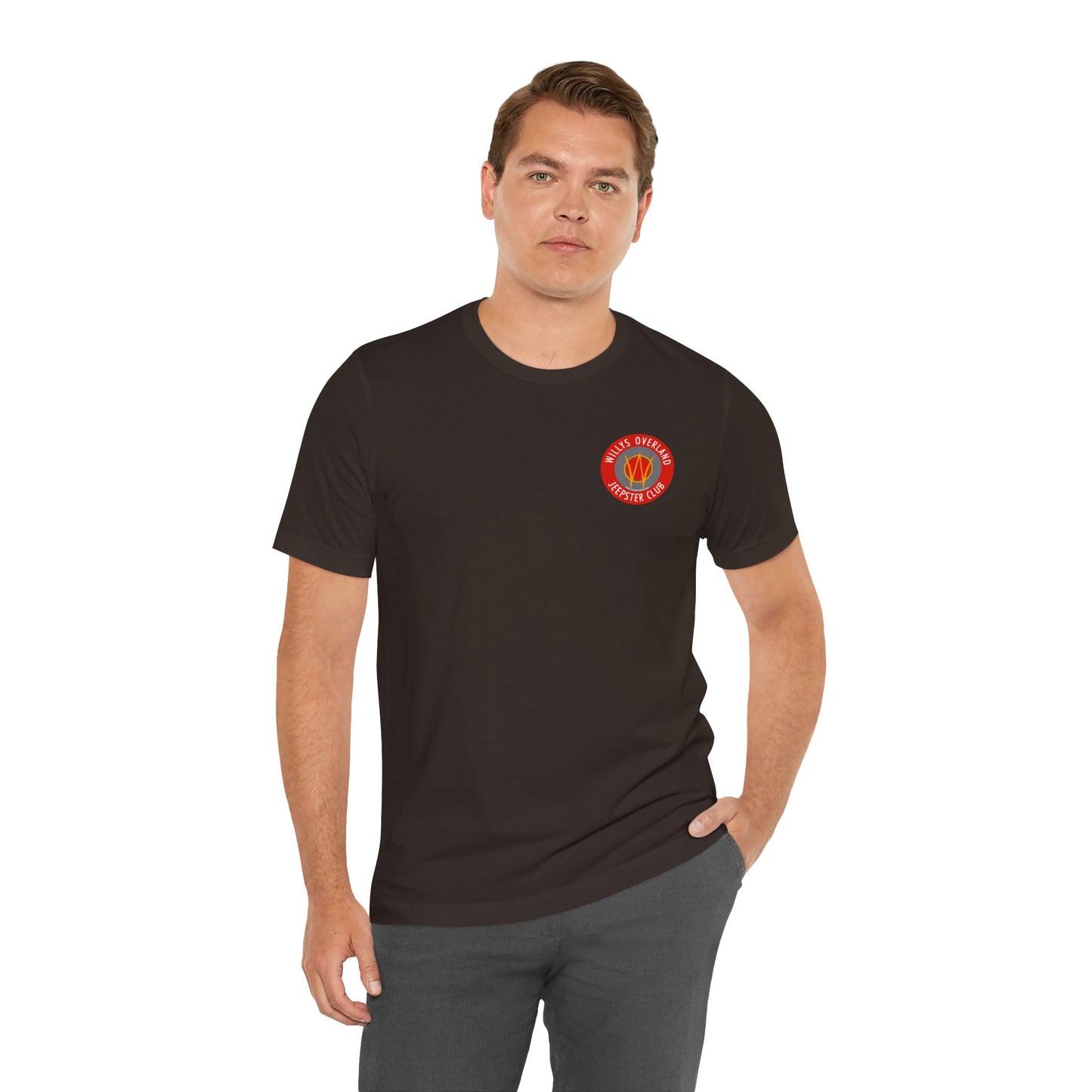 Willys Overland Jeepster Club T‑Shirt — Front and Back Logos