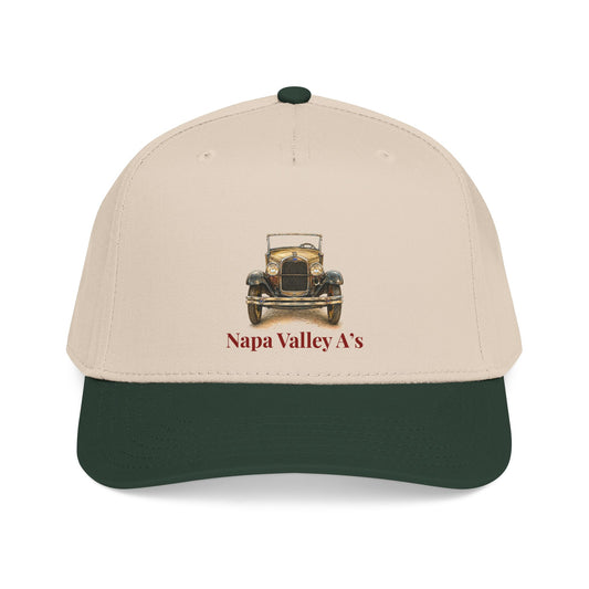 Napa Valley A's - Mid Profile Baseball Cap