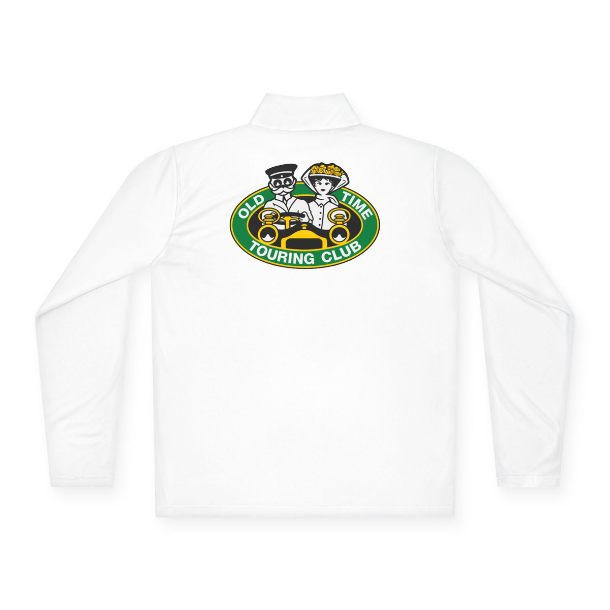 Old Time Touring Club of Pennsylvania Quarter-Zip Pullover - Front and Back Logos