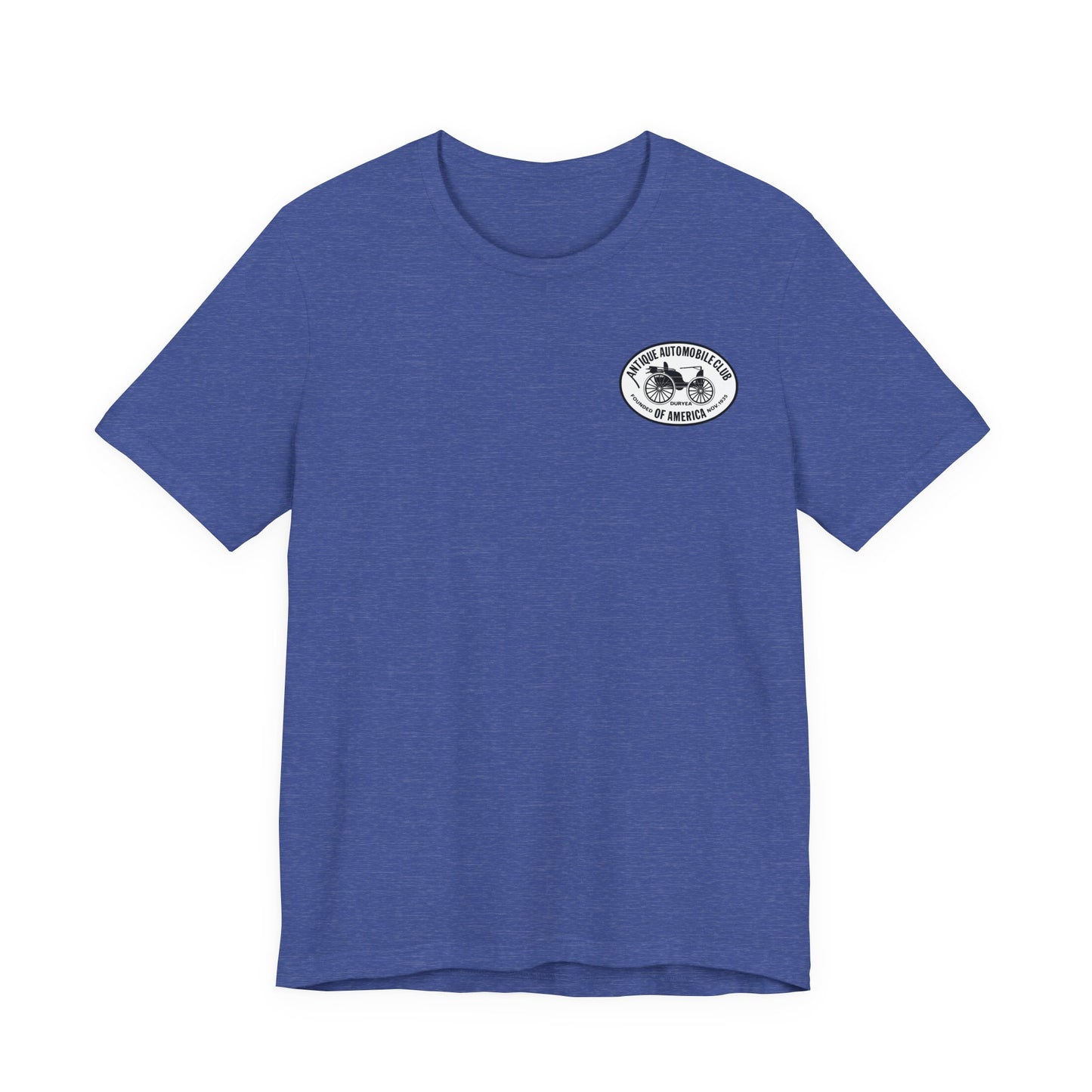 Shenandoah Region AACA Tee — Small White AACA Logo on Front and Large White Shenandoah Region AACA Logo on Back