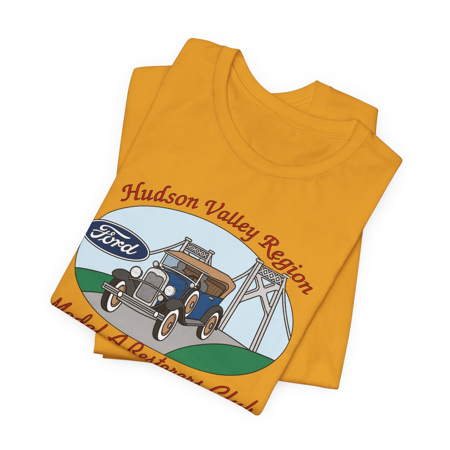 Hudson Valley Region Model A Restorers Club T‑Shirt — Hudson Valley Region Vintage Ford Tee