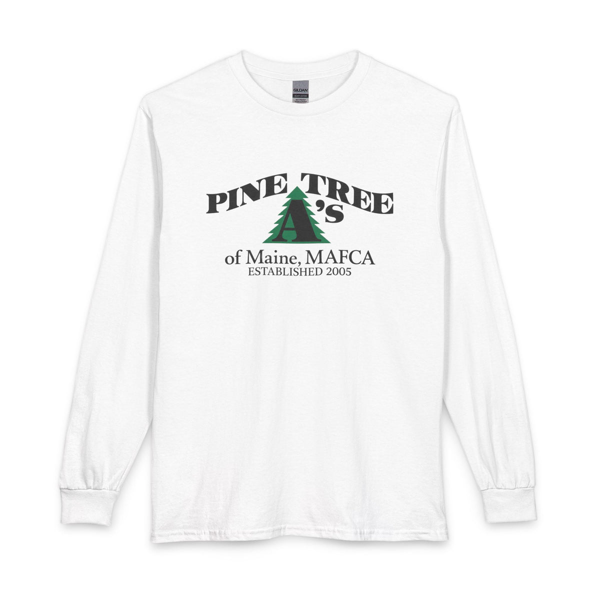 Pine Tree A's of Maine, MAFCA - Unisex Long Sleeve T-Shirt