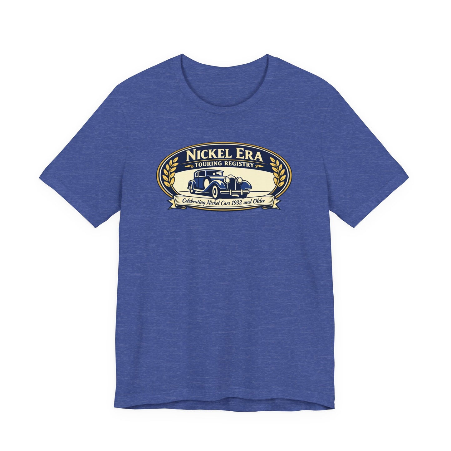 Nickel Era Touring Registry Tee — Vintage Classic Car T‑Shirt