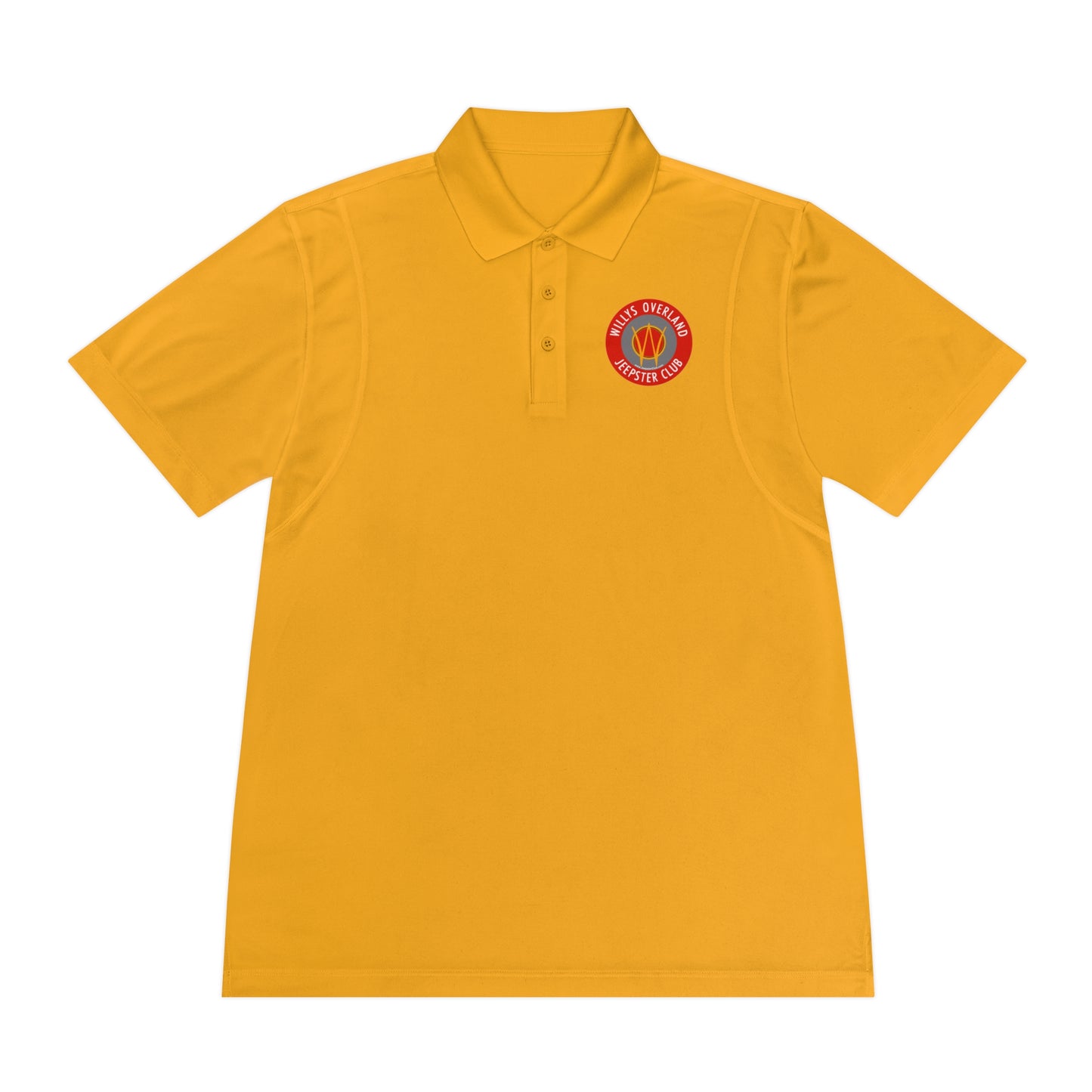 Willys Overland Jeepster Club Polo Shirt — Classic Car Club Printed Logo Polo