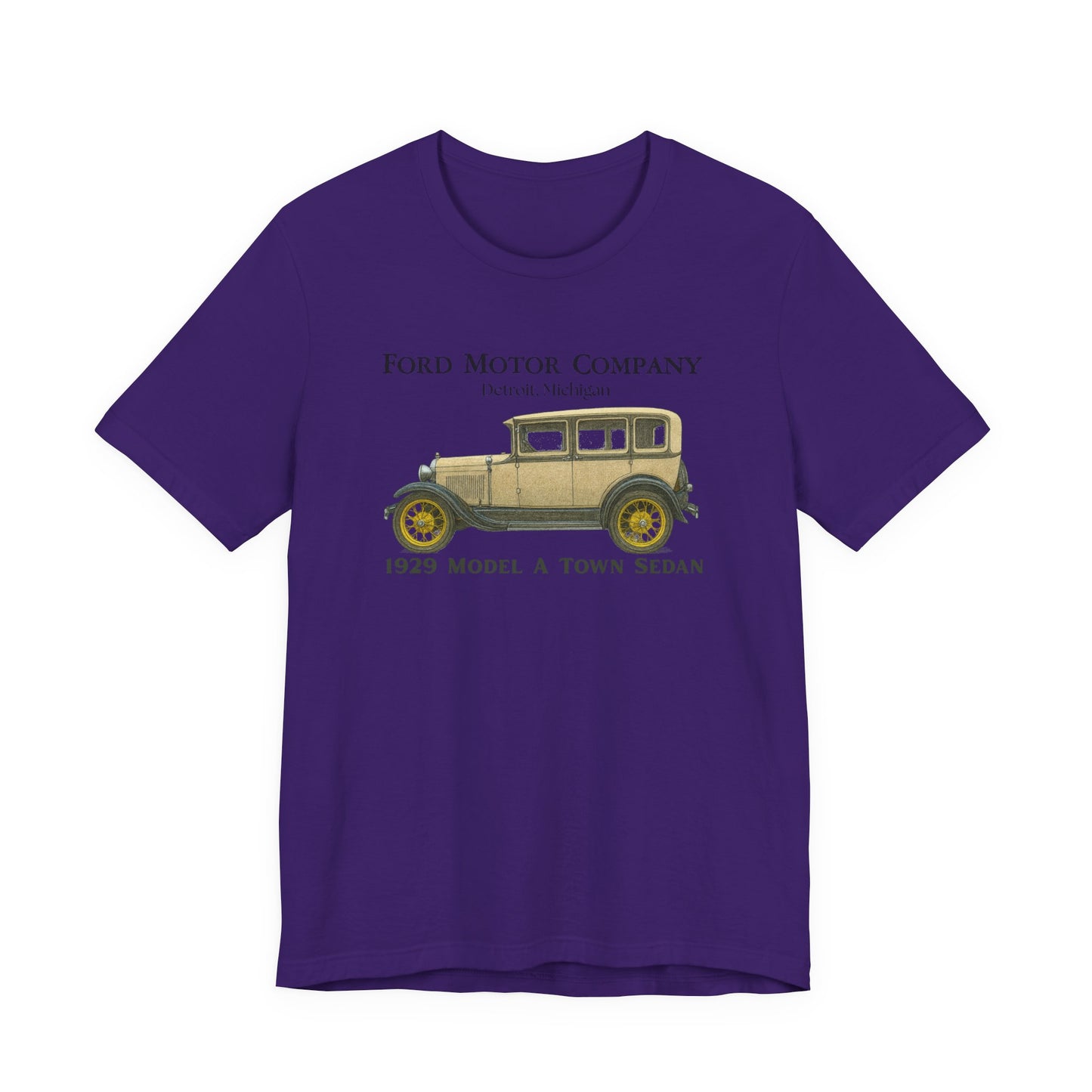 1929 Ford Model A Town Sedan T-Shirt – Classic Car Tee