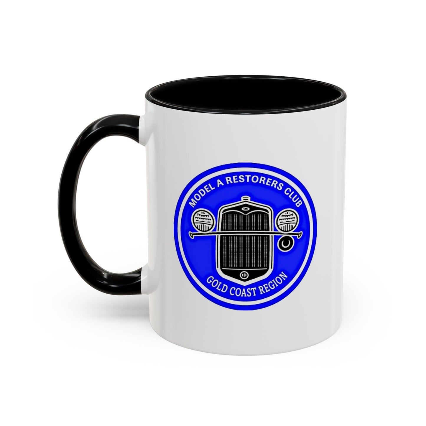 Gold Coast Region Model A Restorers Club Accent Coffee Mug — (11/15 oz)