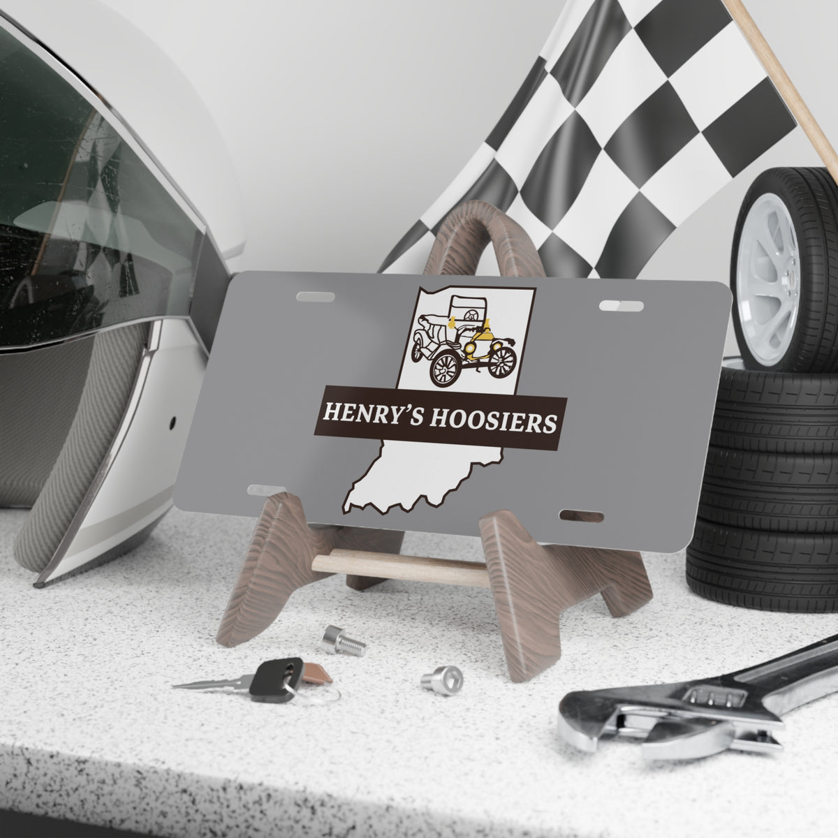 Henry's Hoosiers Model T Club License Plate