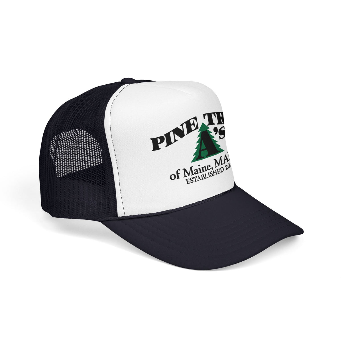 Pine Tree A's of Maine, MAFCA Foam Printed Trucker Hat