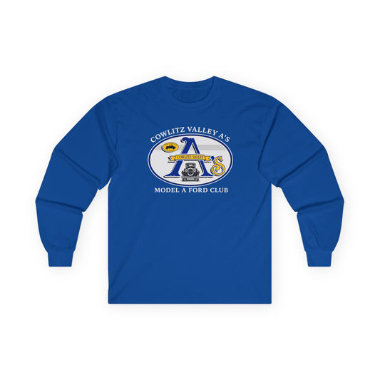 Cowlitz Valley A's Model A Ford Club Long Sleeve Tee