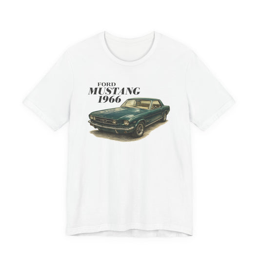1966 Ford Mustang Tee – Unisex Jersey Short Sleeve Tee (Rick C)