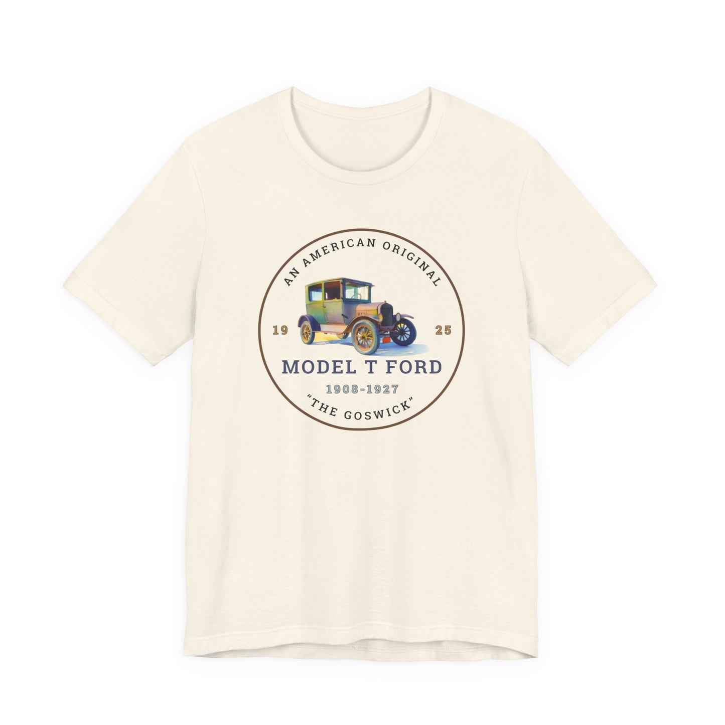 1925 Model T Ford Tudor Tee — Classic Antique Car Graphic Shirt