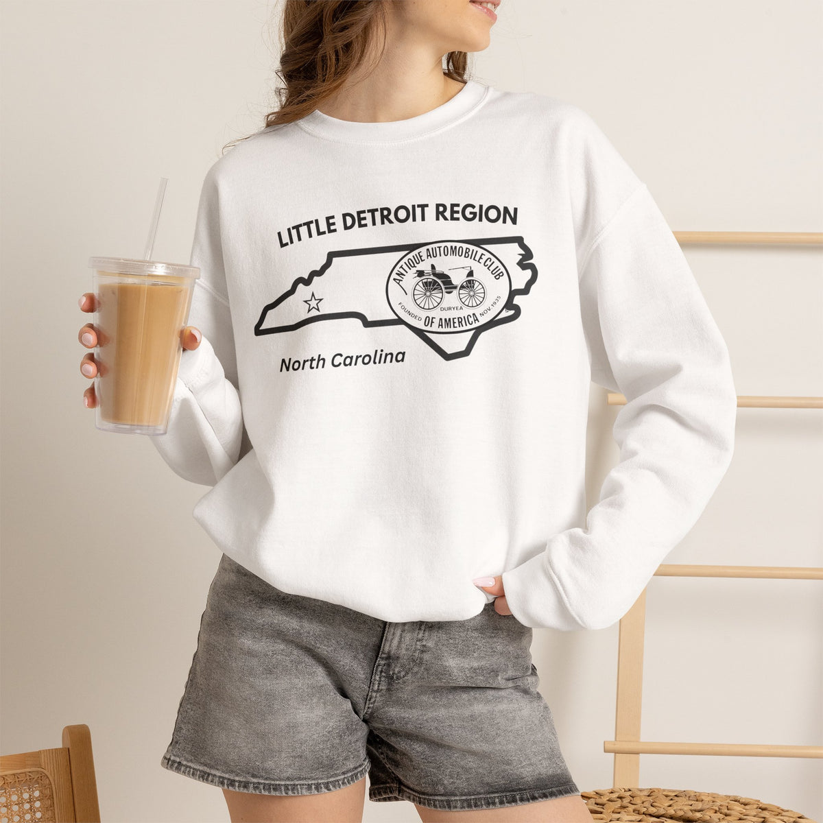 Little Detroit Region North Carolina Unisex Heavy Blend™ Crewneck Sweatshirt