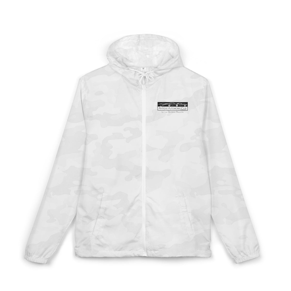 Little Detroit Region AACA Windbreaker Jacket — Front and Back Logos