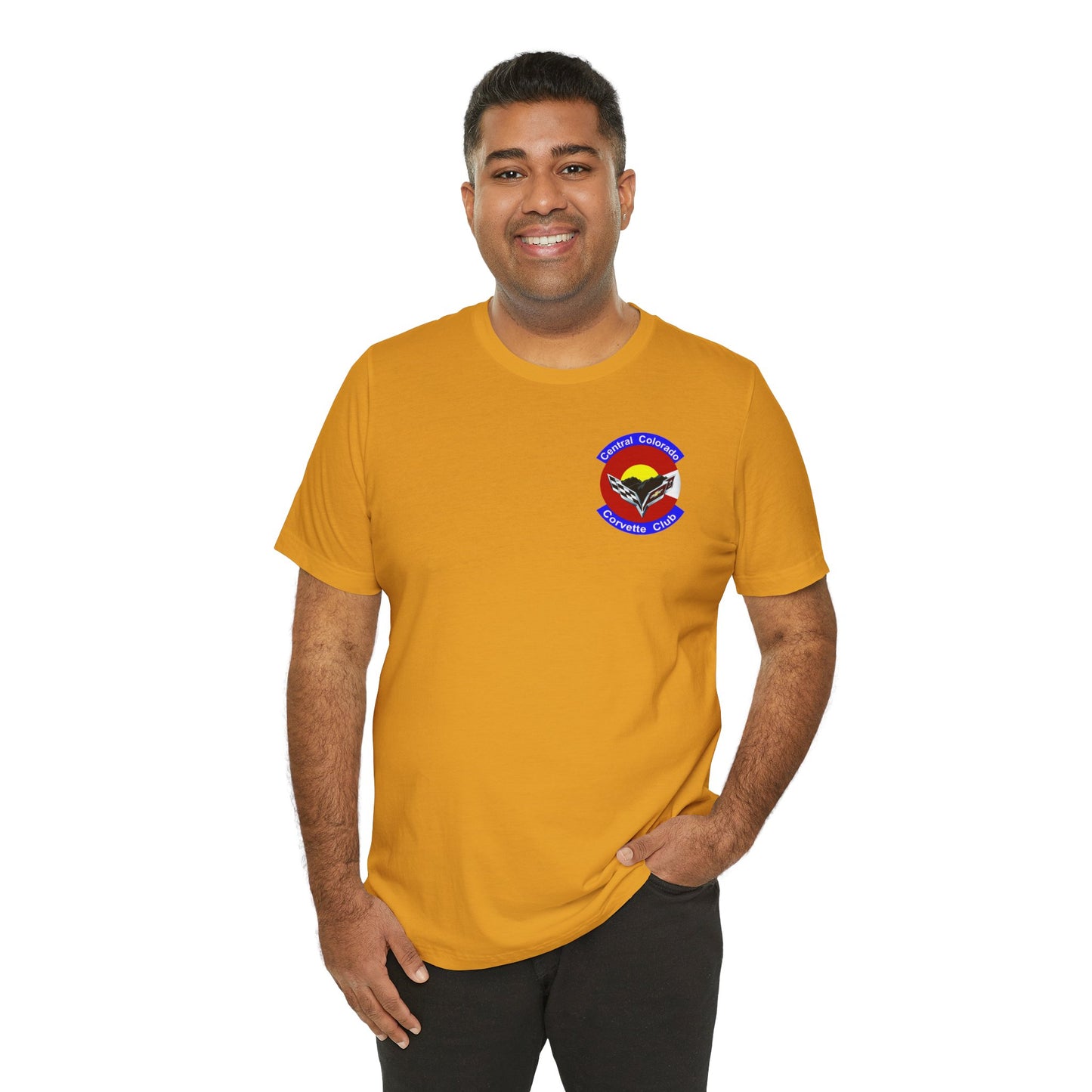 Central Colorado Corvette Club T‑Shirt — Front and Back Logos