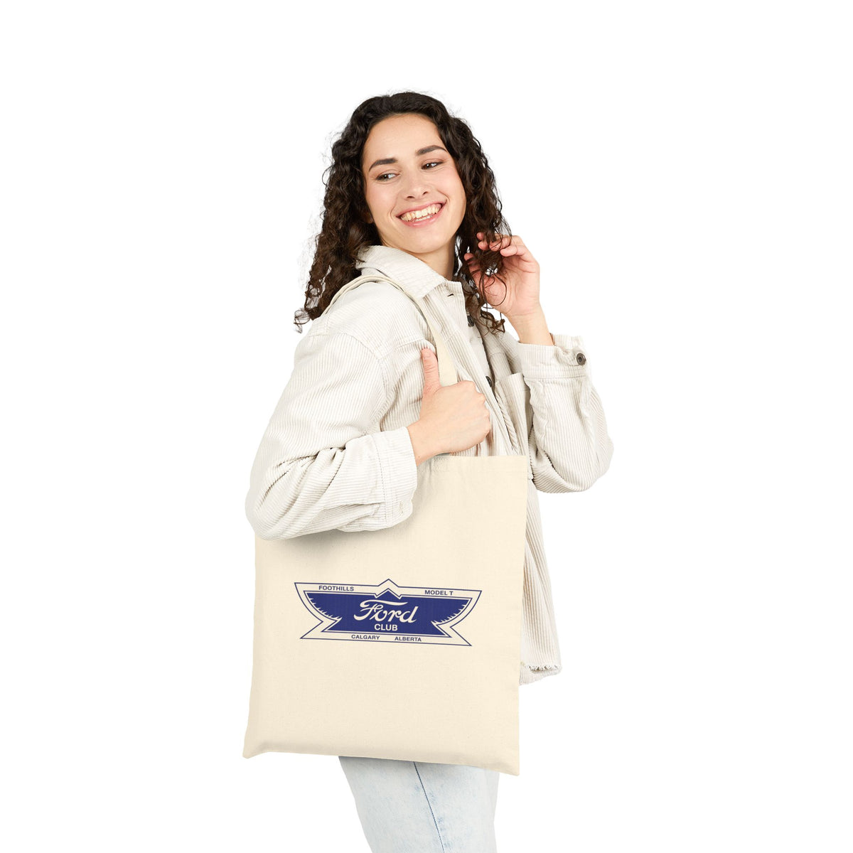 Foothills Model T Club Tote Bag – Cotton Canvas Grocery & Everyday Carry