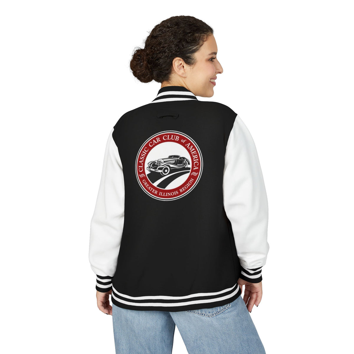 Classic Car Club of America Greater Illinois Region Letterman Jacket - Front and Back Logos