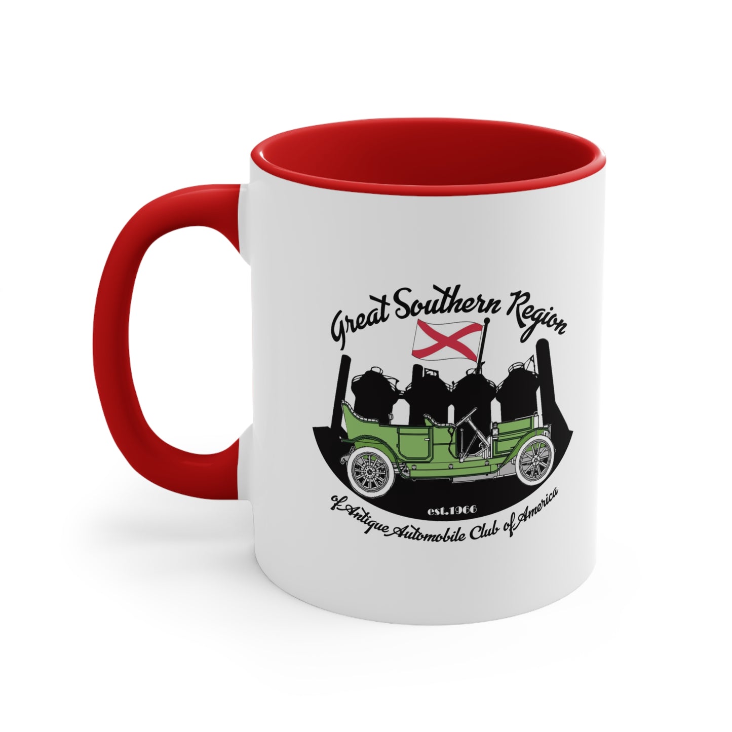 Great Southern Region AACA Accent Mug — Great Southern Region Vintage Automobile Club Design