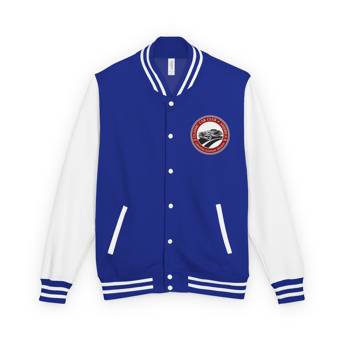 Classic Car Club of America Greater Illinois Region Letterman Jacket - Front and Back Logos