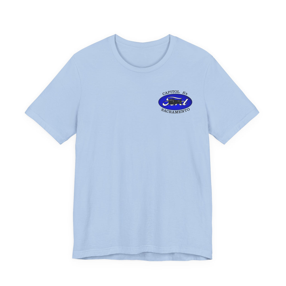 Capitol A's (single small logo) Unisex Soft Short Sleeve Tee