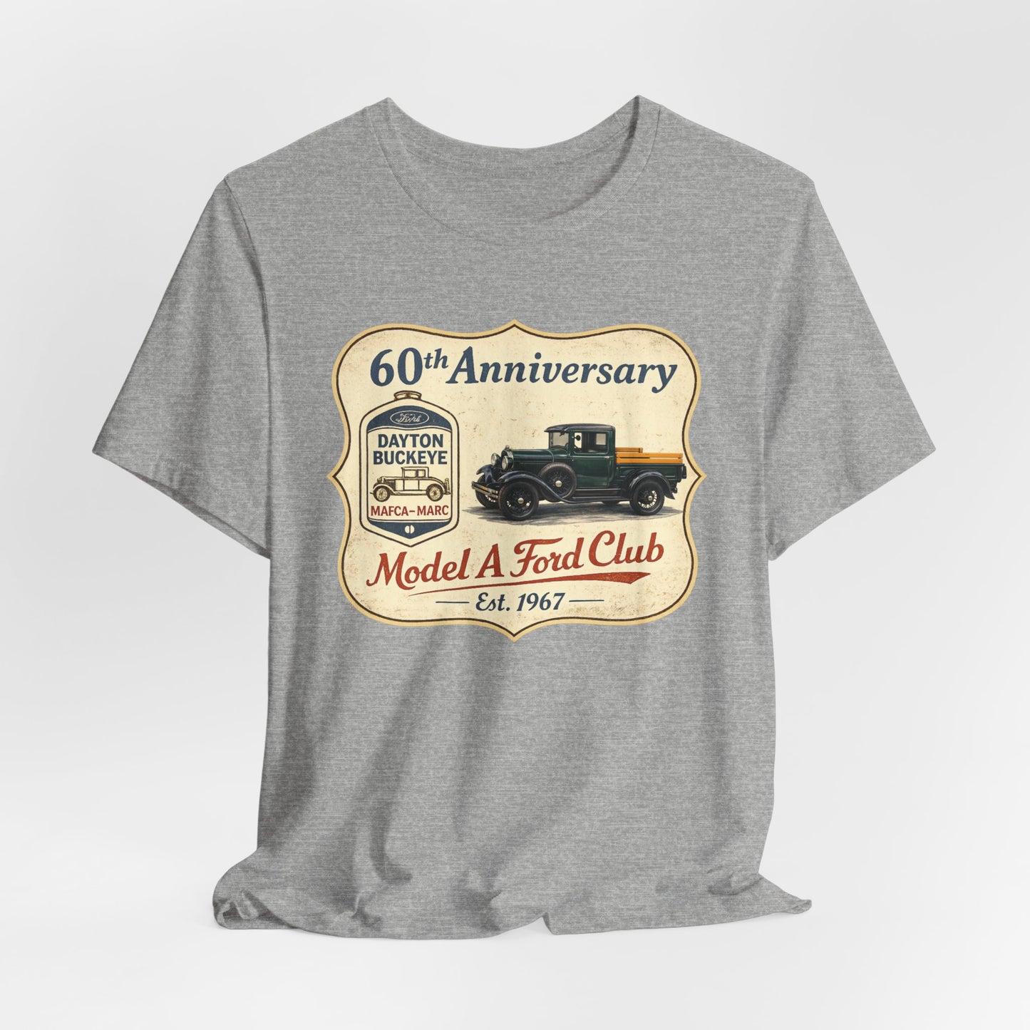 Dayton Buckeye Model A Ford Club 60th Anniversary Tee — Pickup (KS)