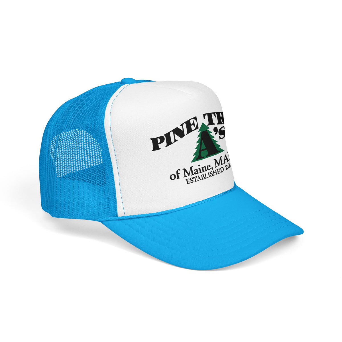 Pine Tree A's of Maine, MAFCA Foam Printed Trucker Hat