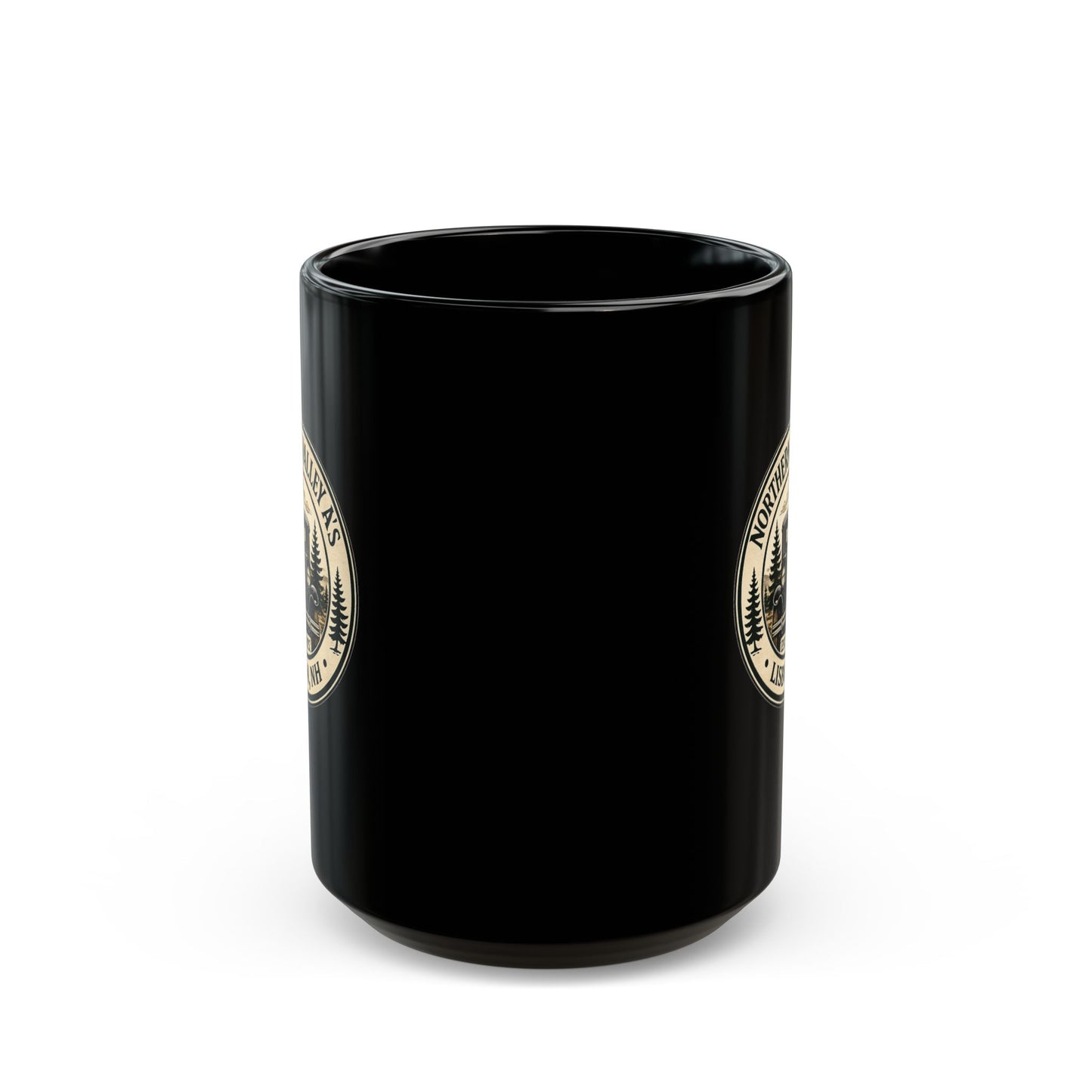 Northern Valley A's Lisbon, NH — Black Mug (11oz & 15oz)